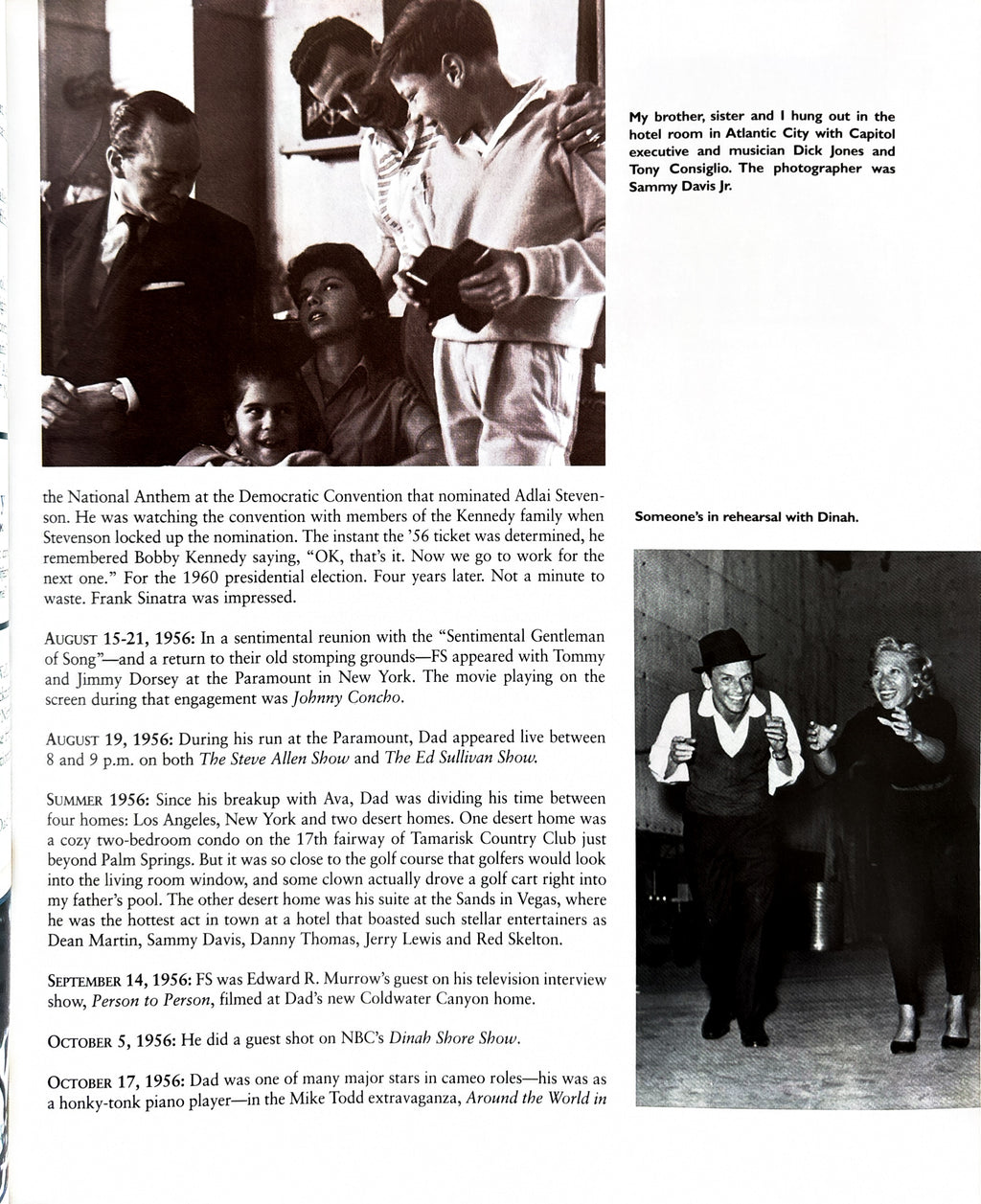 Frank Sinatra an American legend:  Nancy Sinatra  1998