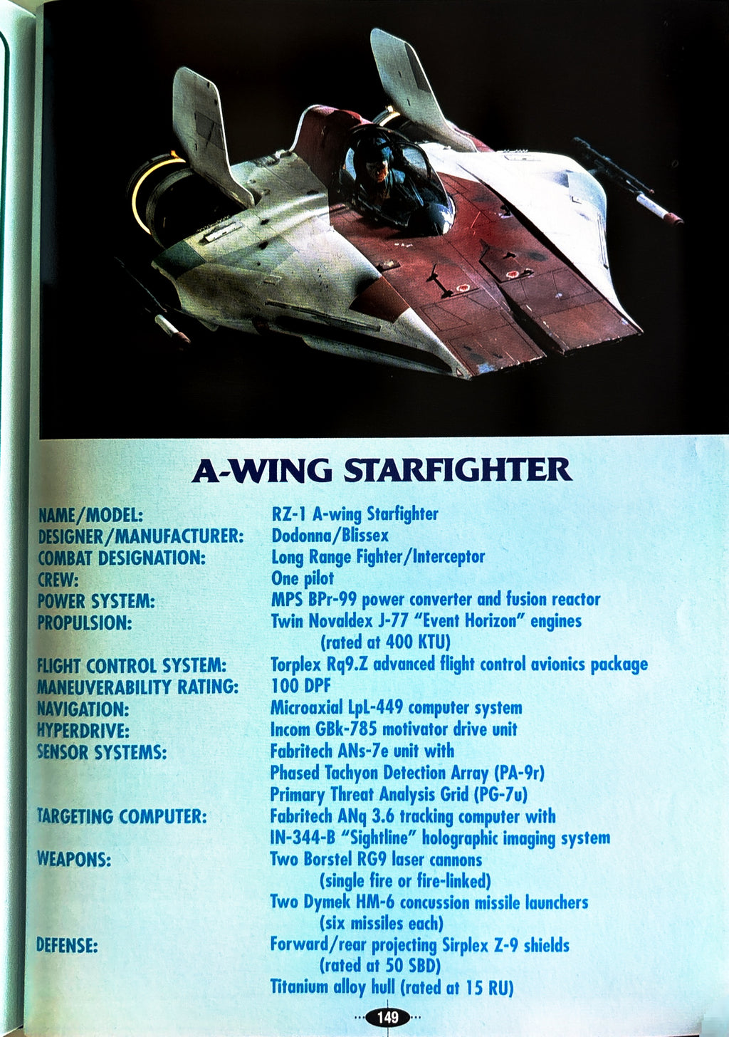 Technical Star War Journal:  Shane Johnson  First Edition  1995