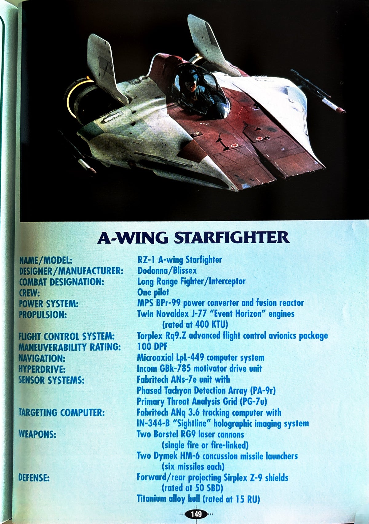 Technical Star War Journal:  Shane Johnson  First Edition  1995