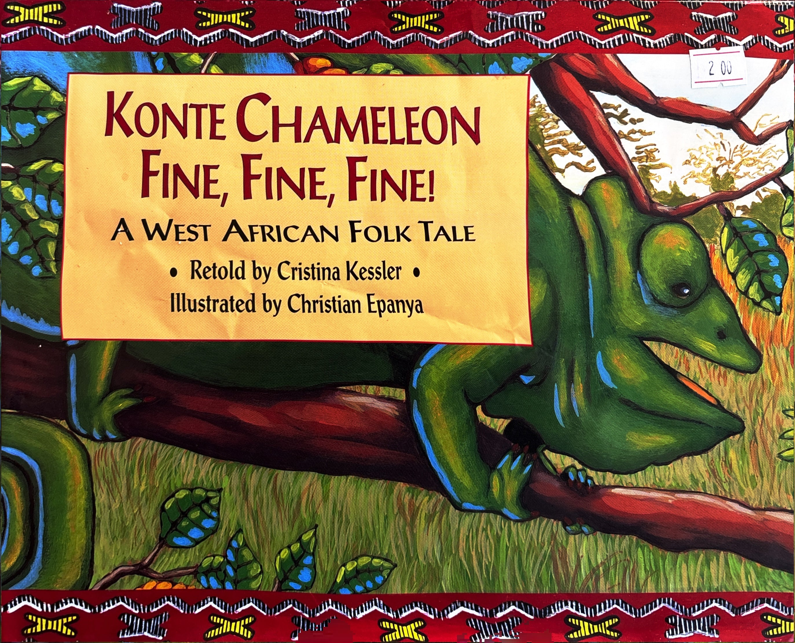 Konte Chameleon Fine, Fine, Fine:  Cristina Kessler  **  First Edition  **  1997