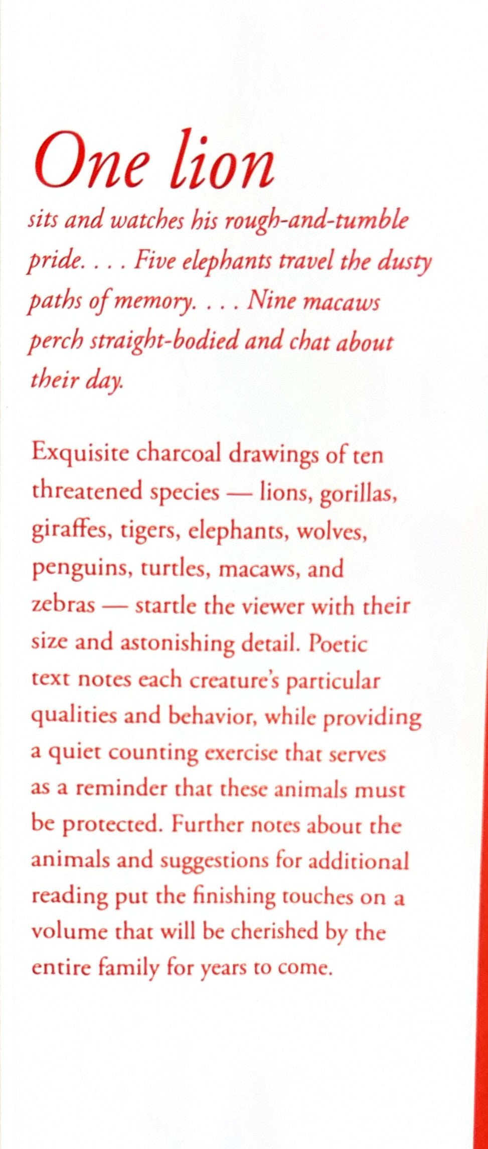 Counting Lions: Portraits from the Wild by Katie Cotton  **  First Edition  **