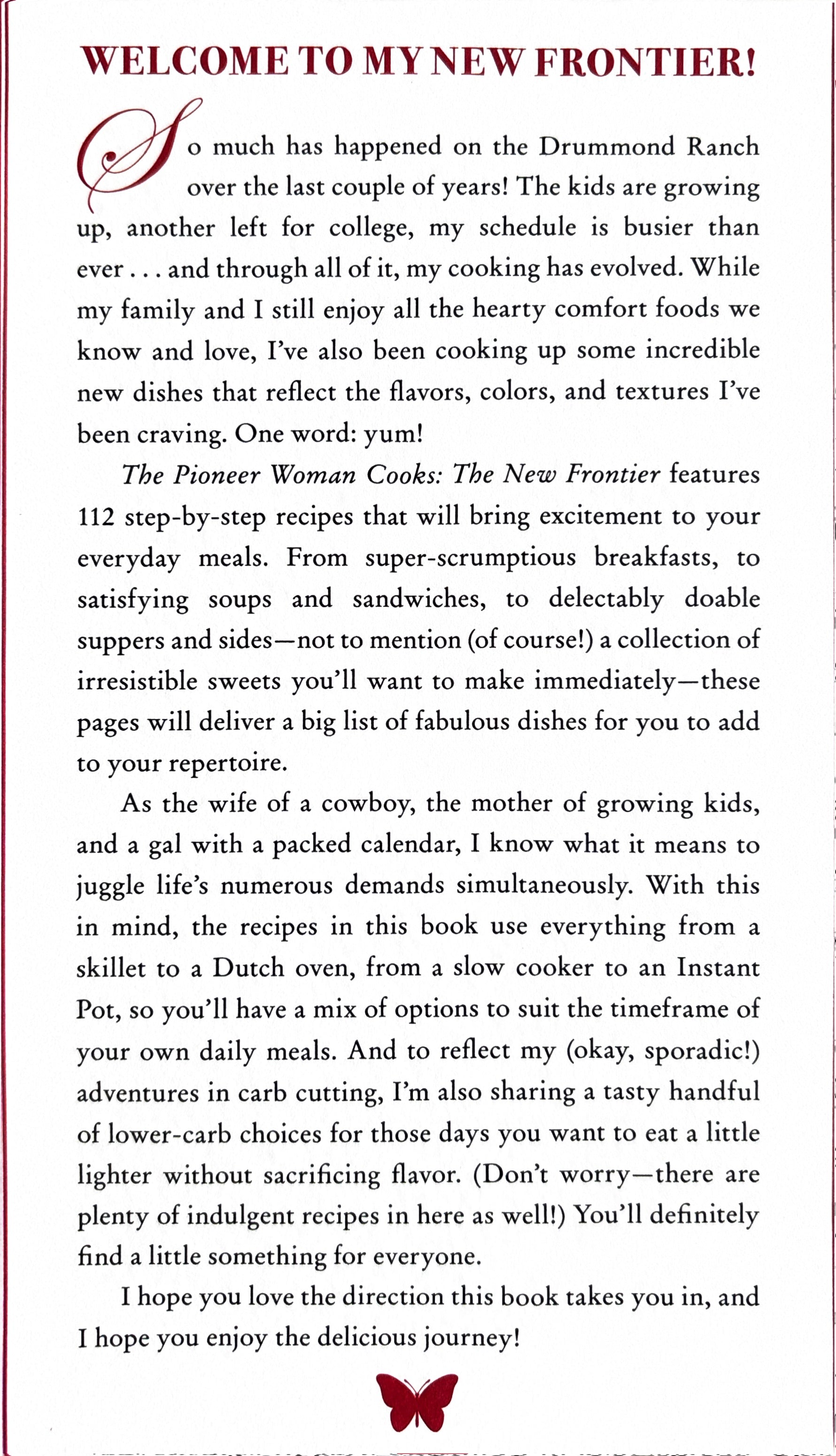 The Pioneer Woman Cooks THE NEW FRONTIER ** FIrst Edition **