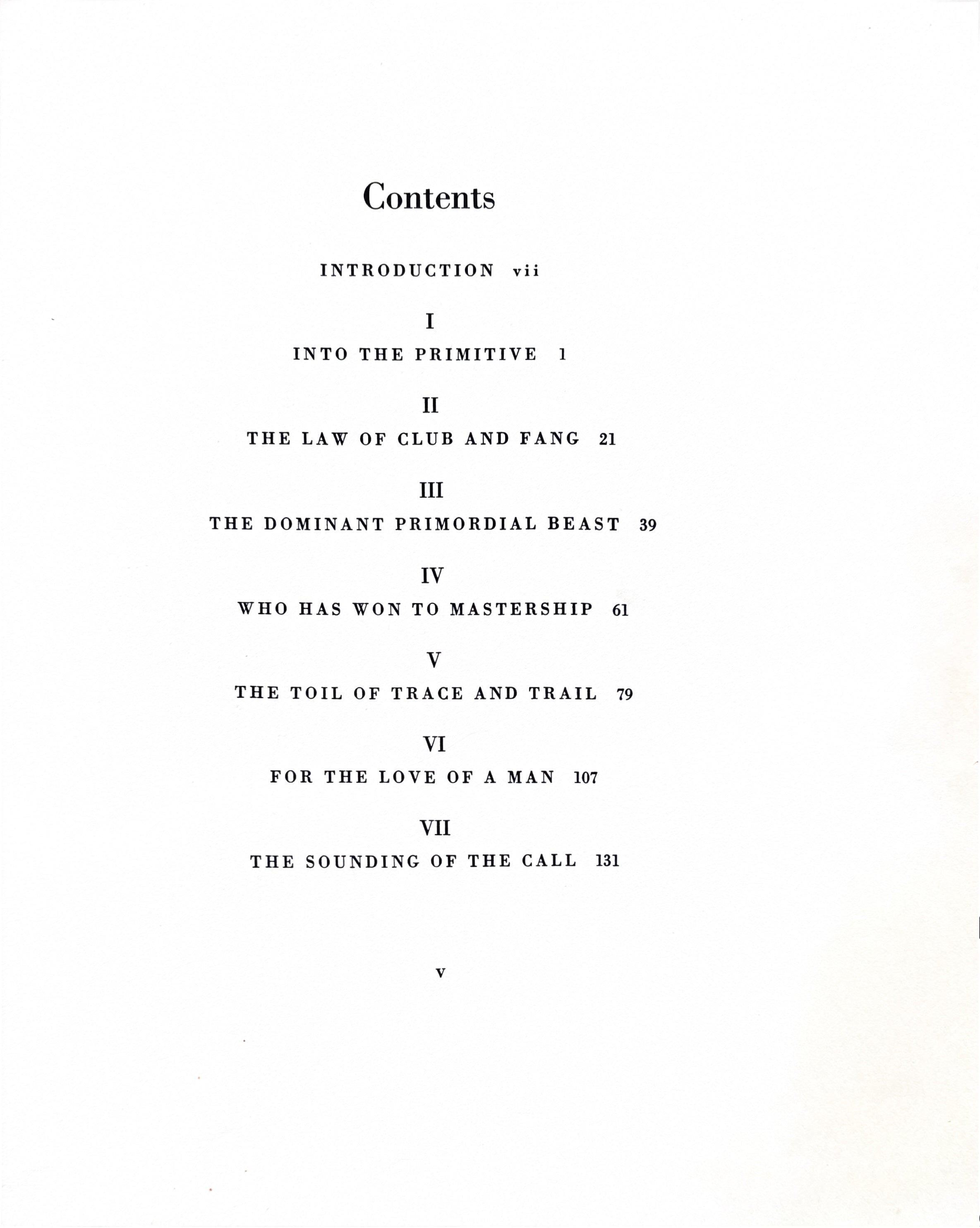 The Call of the Wild:  Jack London  1960 1st Edition, 1st Printing