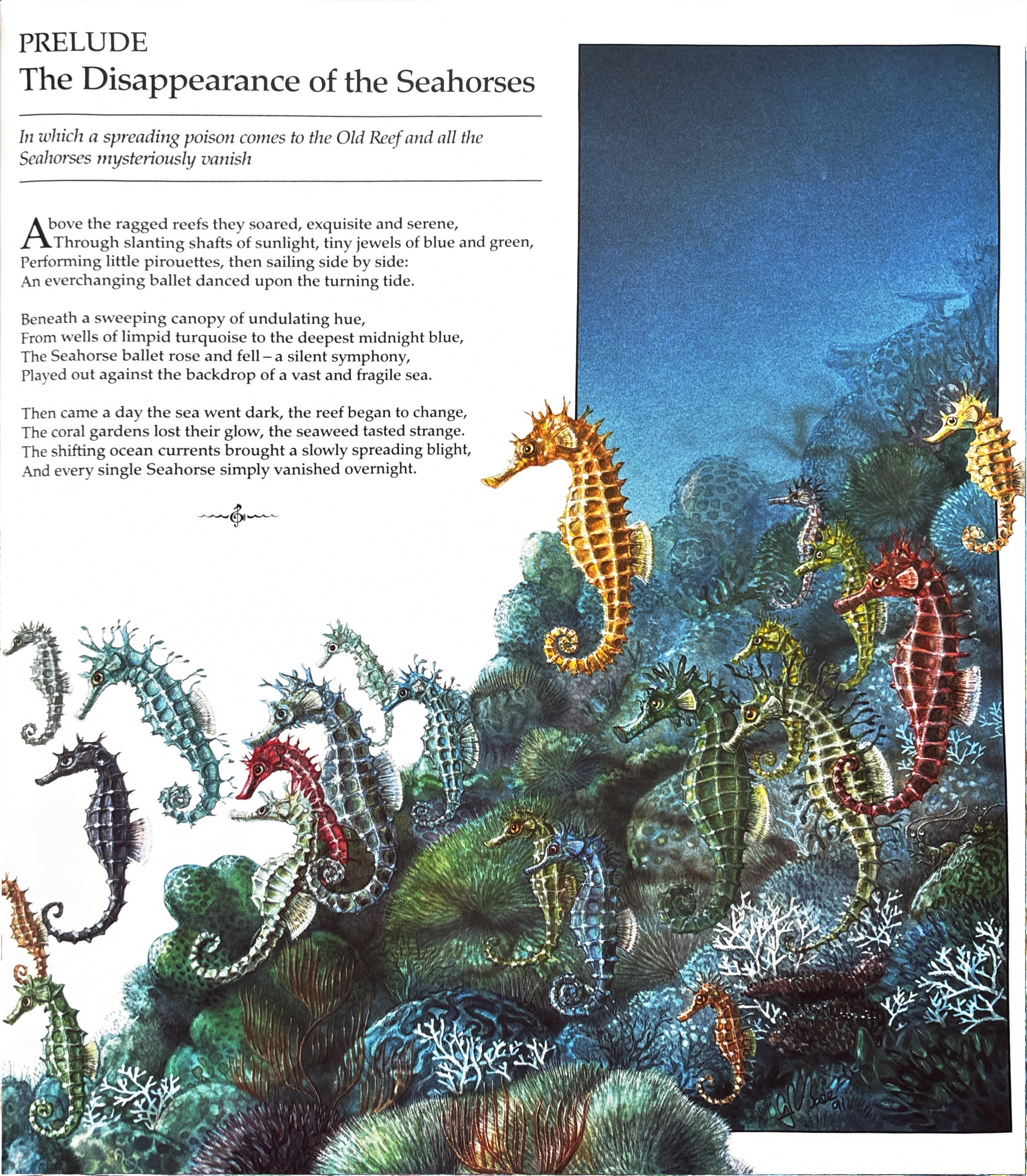 The Sign of the Seahorse:  Graeme Base  ** First Edition  **