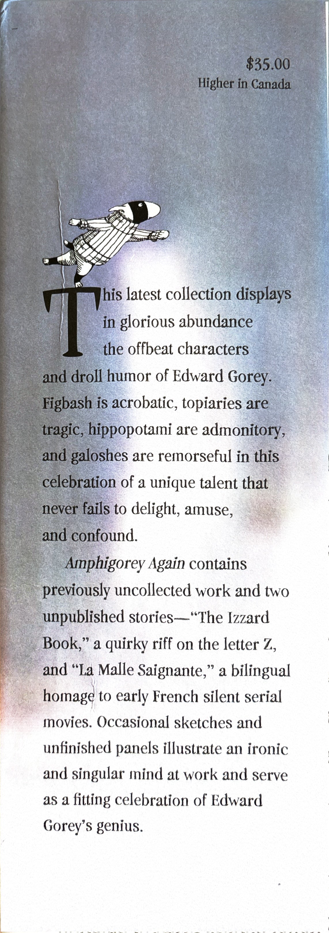 Amphegorey Again:  Edward Gorey