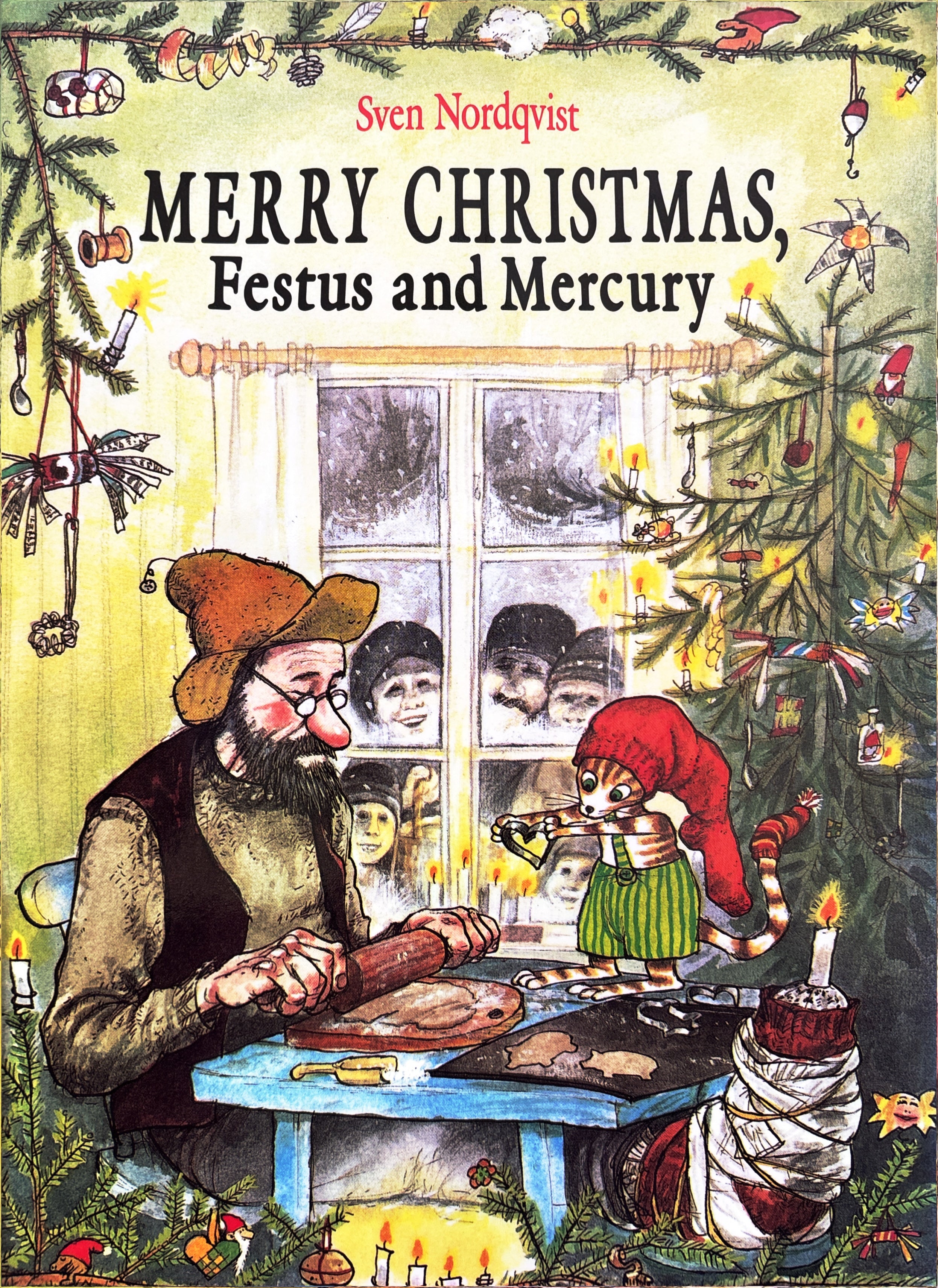 Merry Christmas Festus and Mercury:  Nordqvist, Sven  **  1st Published  ** 1989