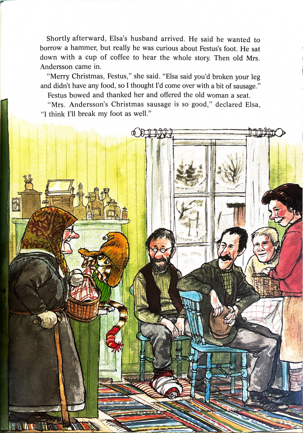 Merry Christmas Festus and Mercury:  Nordqvist, Sven  **  1st Published  ** 1989