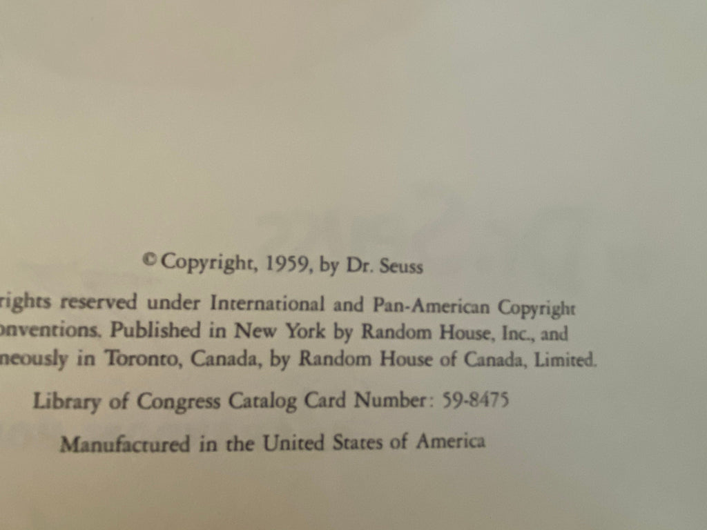 Happy Birthday To You first Edition 1959