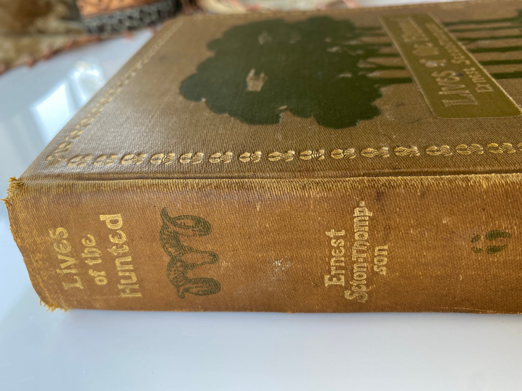 Lives of the Hunted HB Book Ernest Seton-Thompson first printing 1901 illustrated