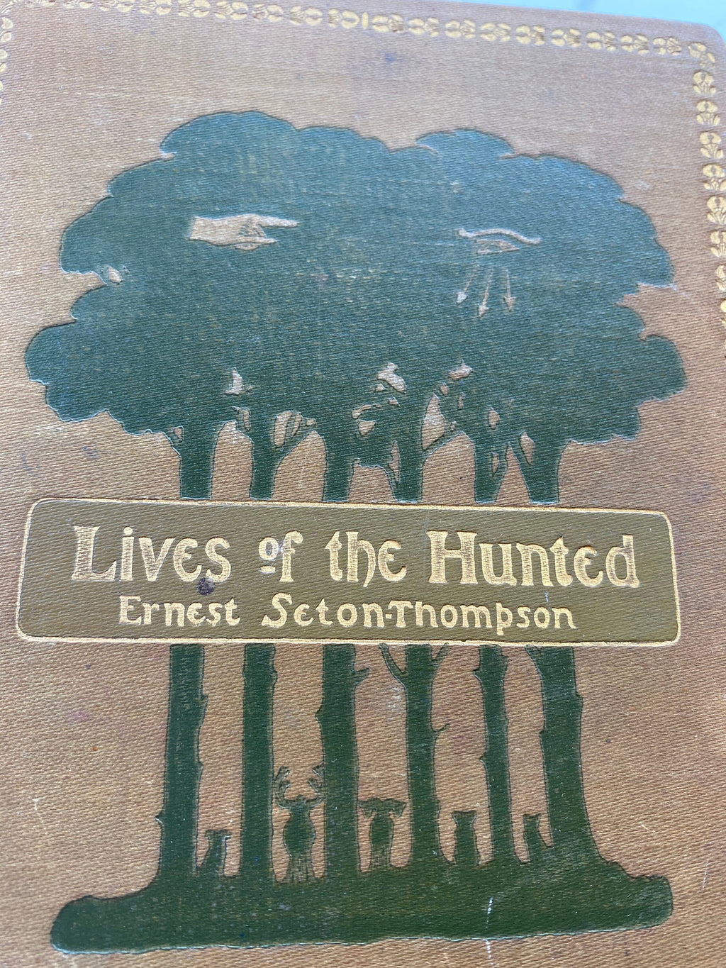 Lives of the Hunted HB Book Ernest Seton-Thompson first printing 1901 illustrated