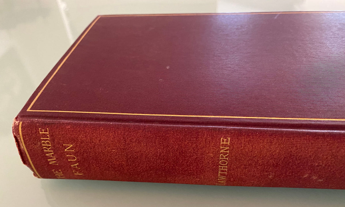 The Marble Faun, Nathaniel Hawthorne, 1888 Collected Edition, Hardcover