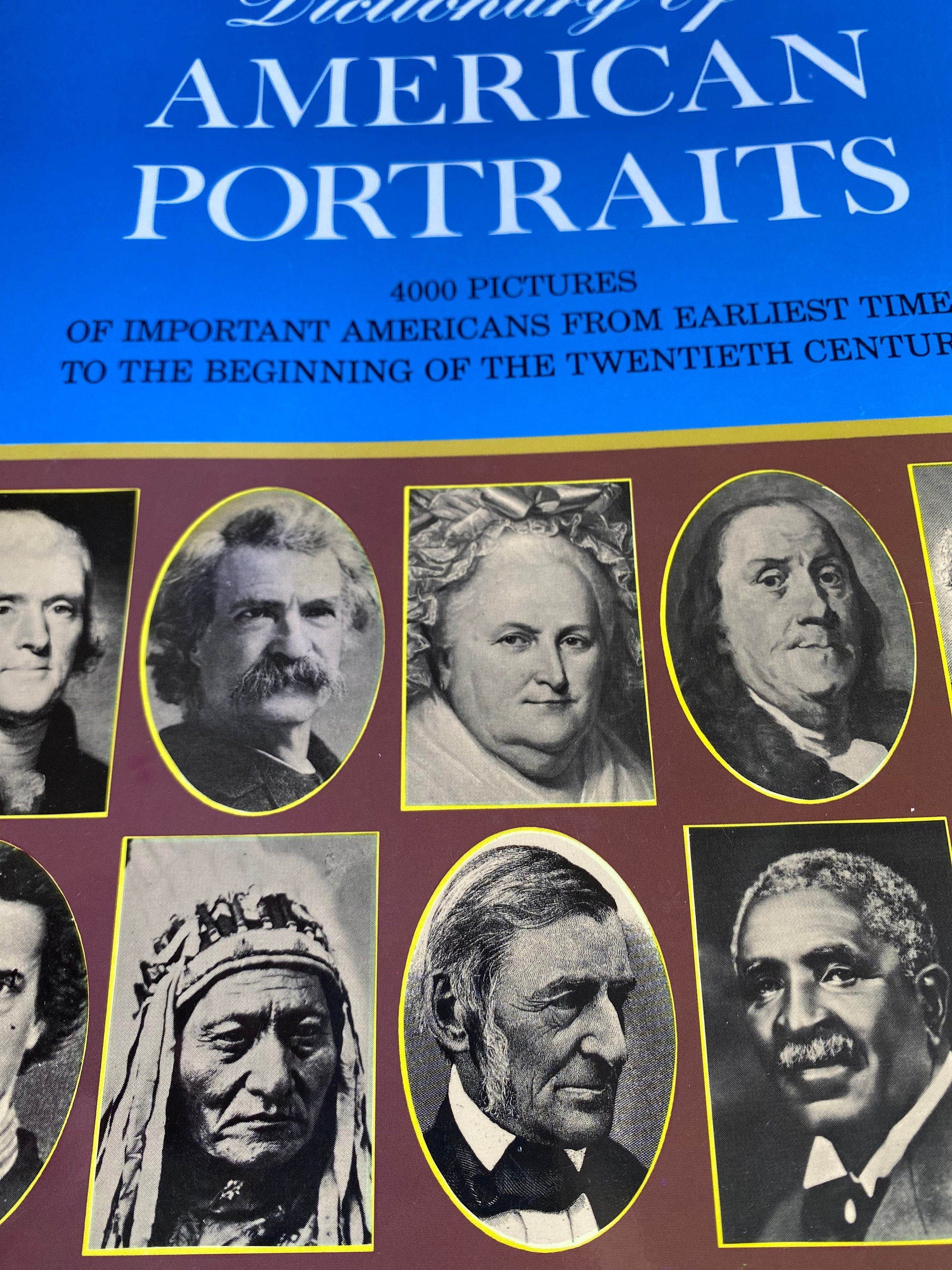 DICTIONARY of AMERICAN PORTRAITS,   Hayward Cirker, eds Blanche / 1st Edition 1967 Book Scarce