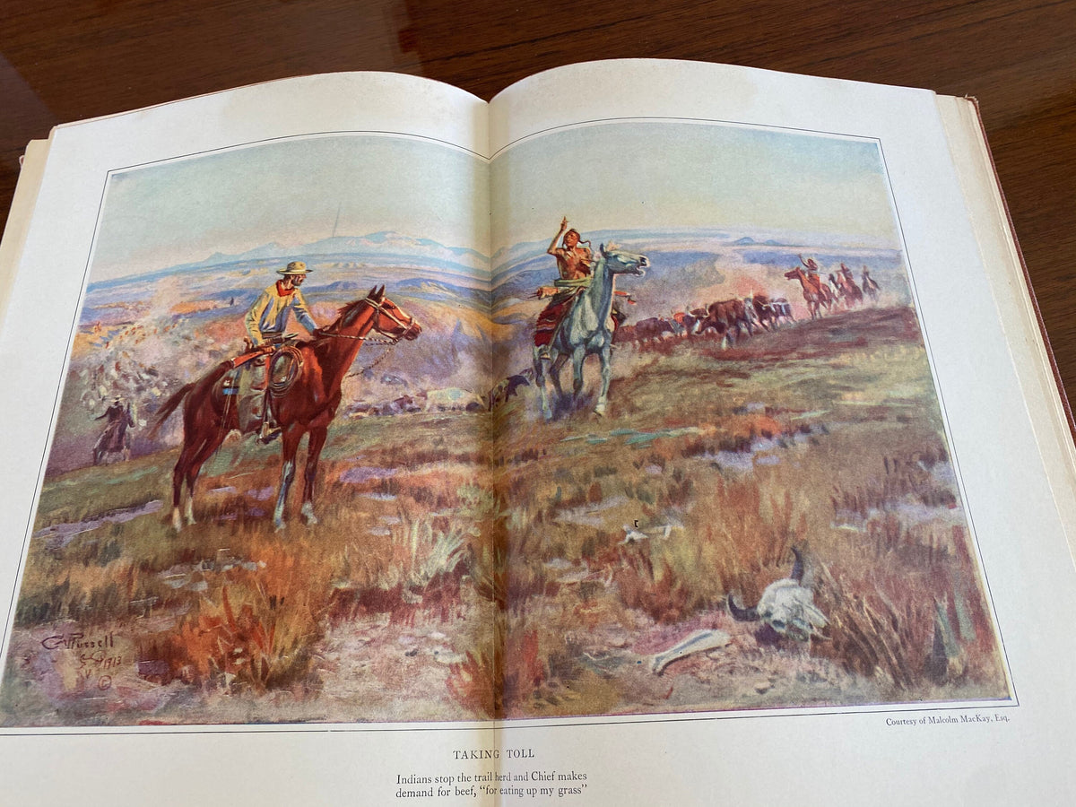 Trails Plowed Under by Charles Russell 1927