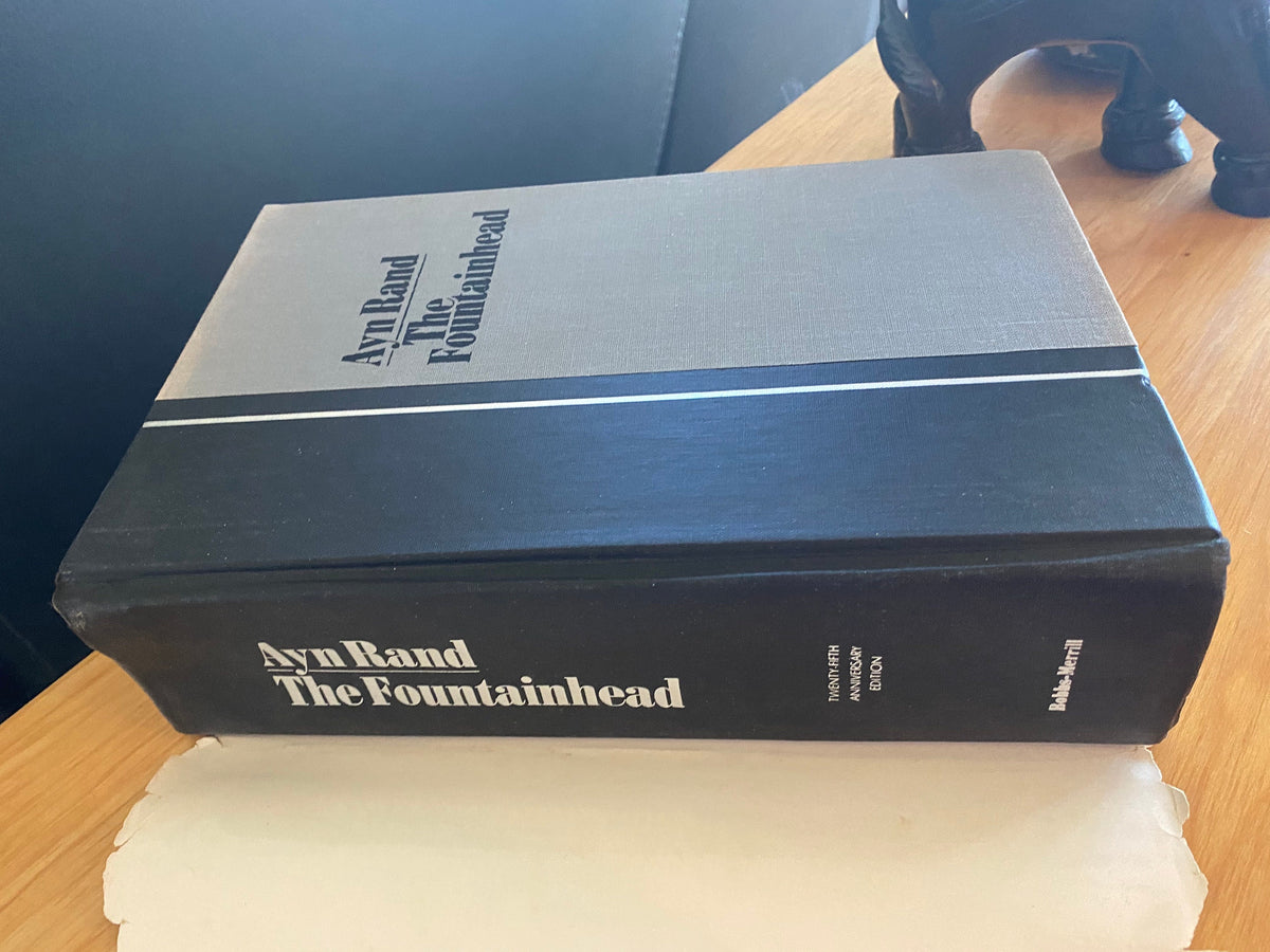 Ayn Rand the Fountainhead 25th Anniversary Ed. Bobbs-Merrill