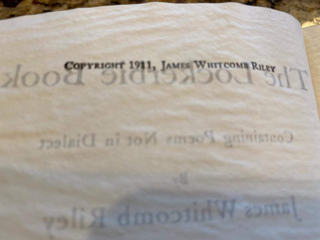 James Whitcomb Riley book