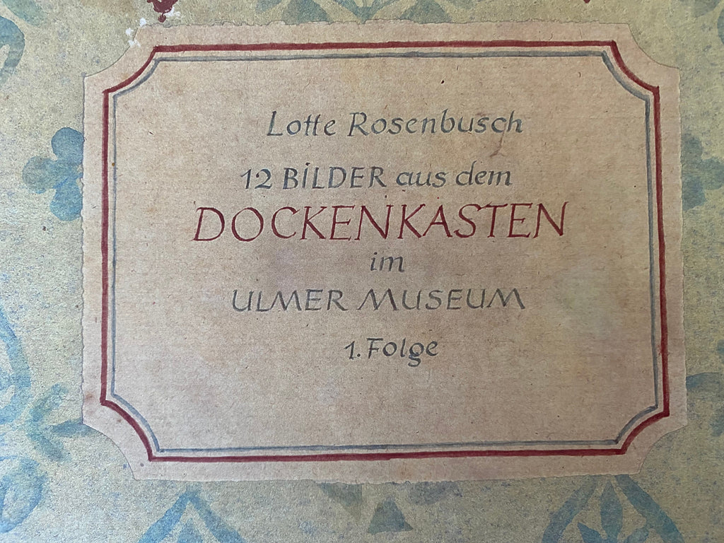 Lotte Rosenbusch Doll Book: 12 Images Ulm Museum Softcover (1985)