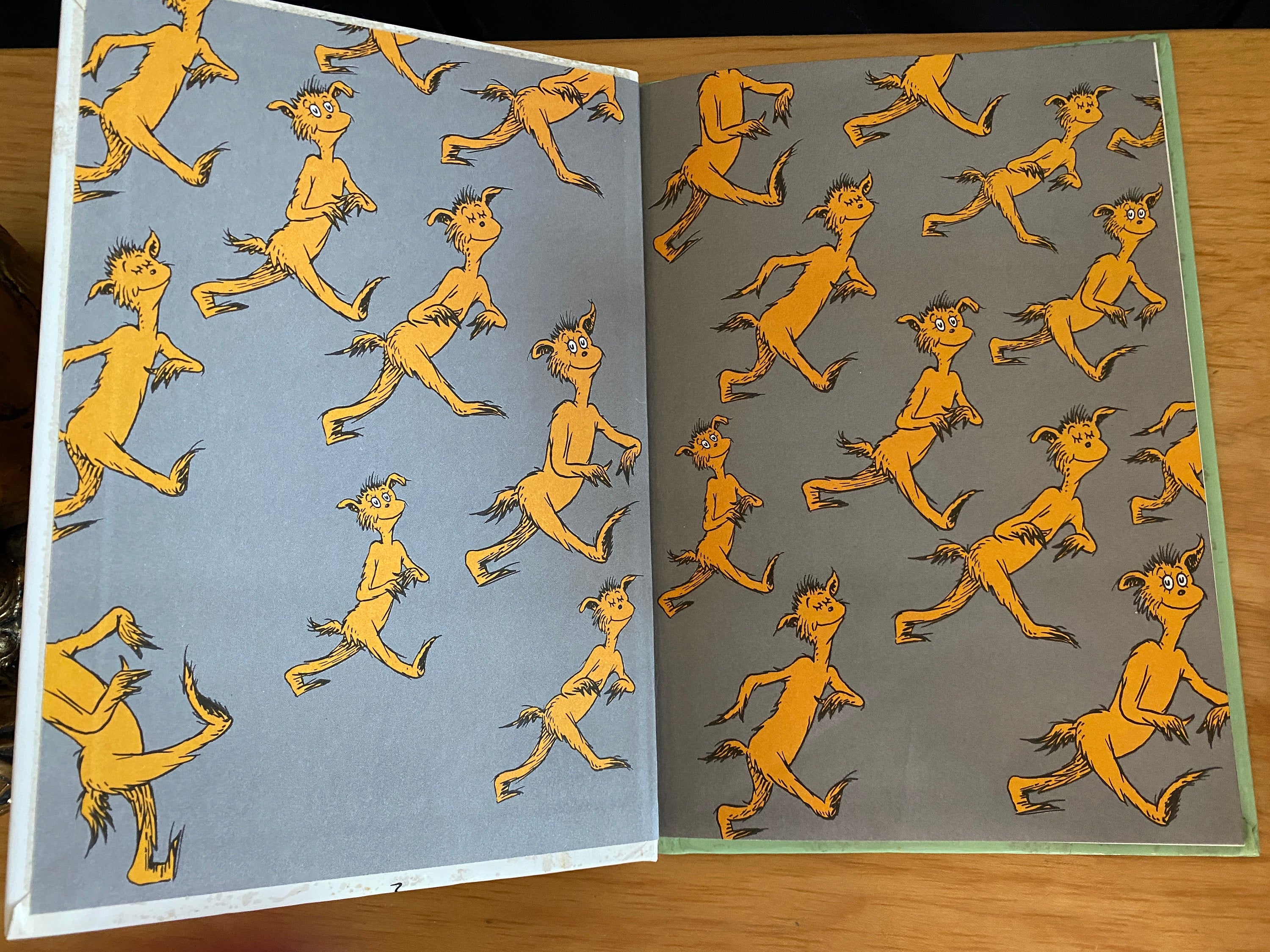Dr. Seuss The FOOT Book 1968 1st ED/2nd Print HC