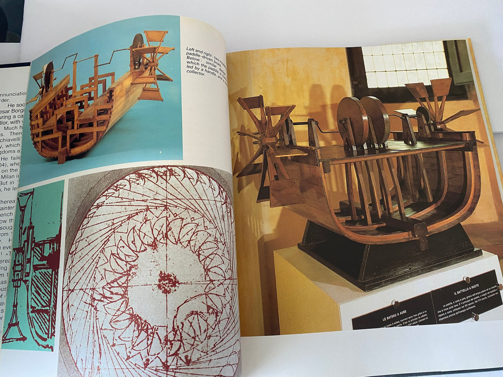 Leonardo's Inventions. Drawings and Models. Mathe, Jean. First Edition