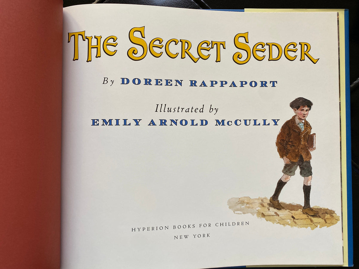 The Secret Seder Hardcover Chidrens Book  **  First Edition  **