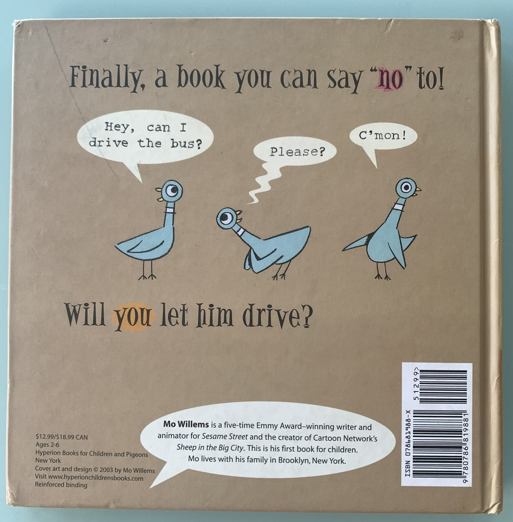Book - Don't Let the Pigeon drive the Bus!   - Mo Willems First Edition