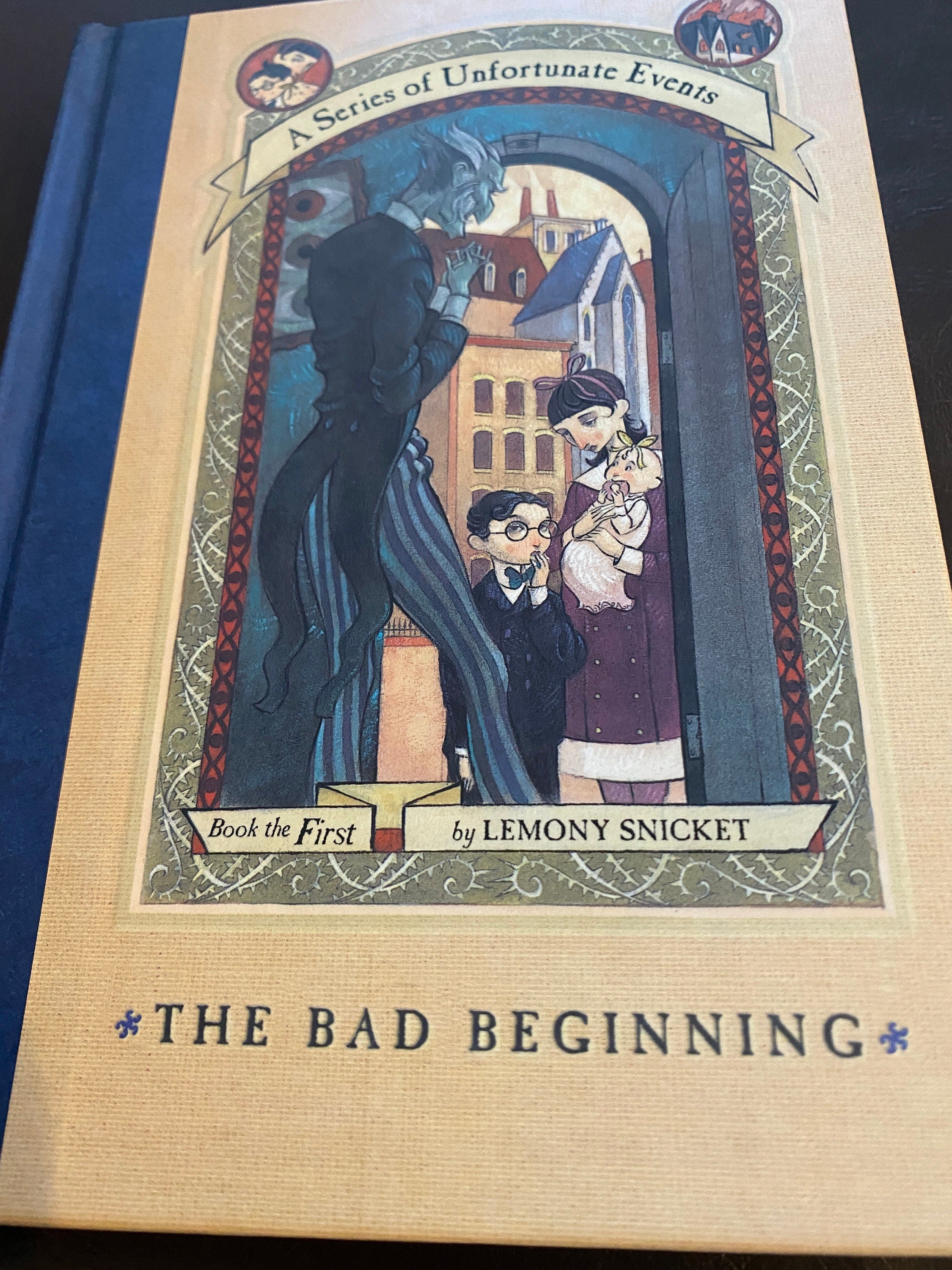 The Bad Beginning A Series of Unfortunate Events-Book by Snicket, Lemony HB BOOK - First Edition 1999
