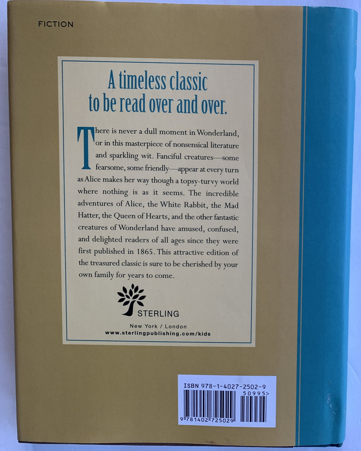 Alice's Adventures in Wonderland - Lewis Carroll