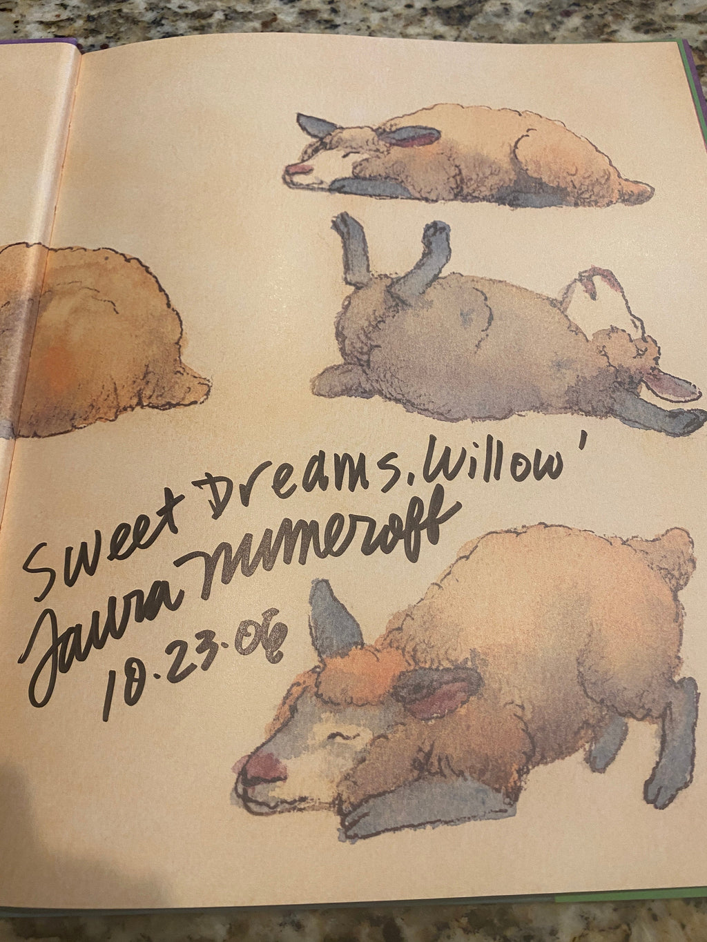 When Sheep Sleep - Hardcover By Numeroff, Laura - GOOD SIGNED First Edition