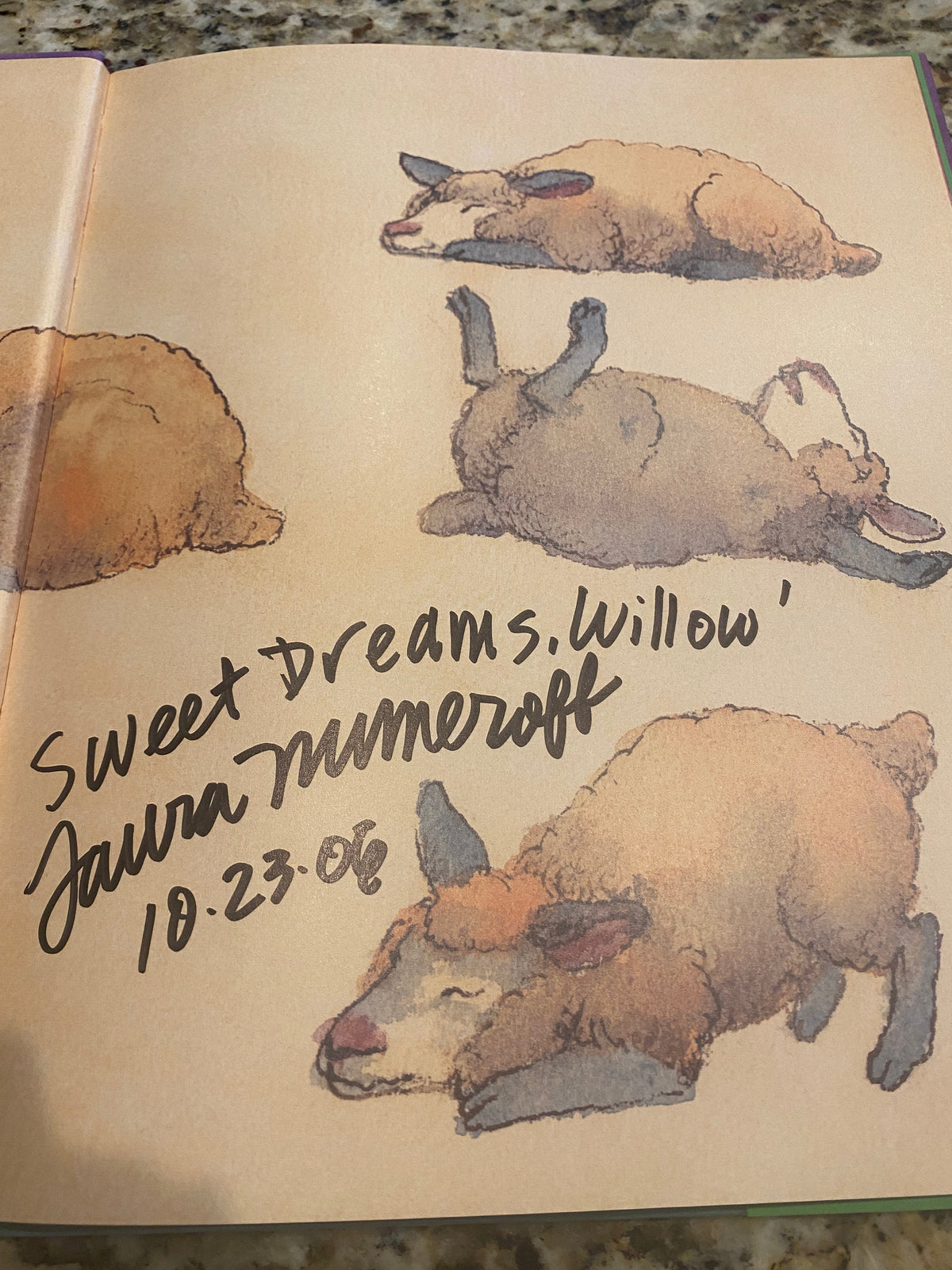 When Sheep Sleep - Hardcover By Numeroff, Laura - GOOD SIGNED First Edition