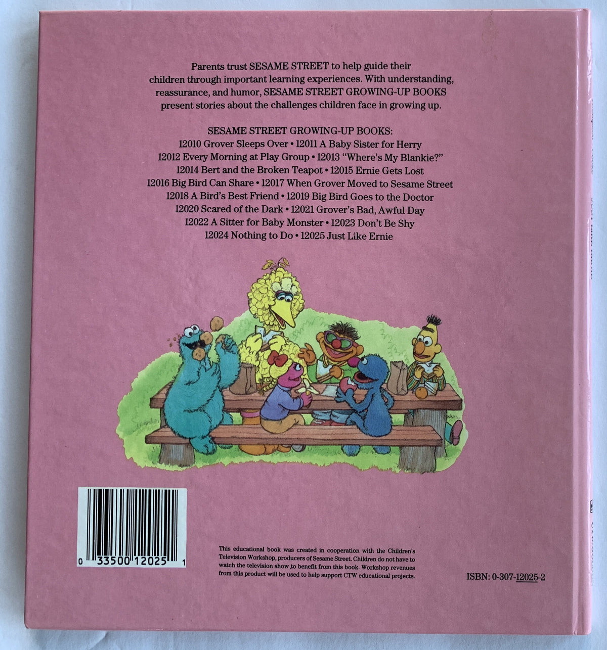 Just Like Ernie - Sesame Street - A growi-up book 1988