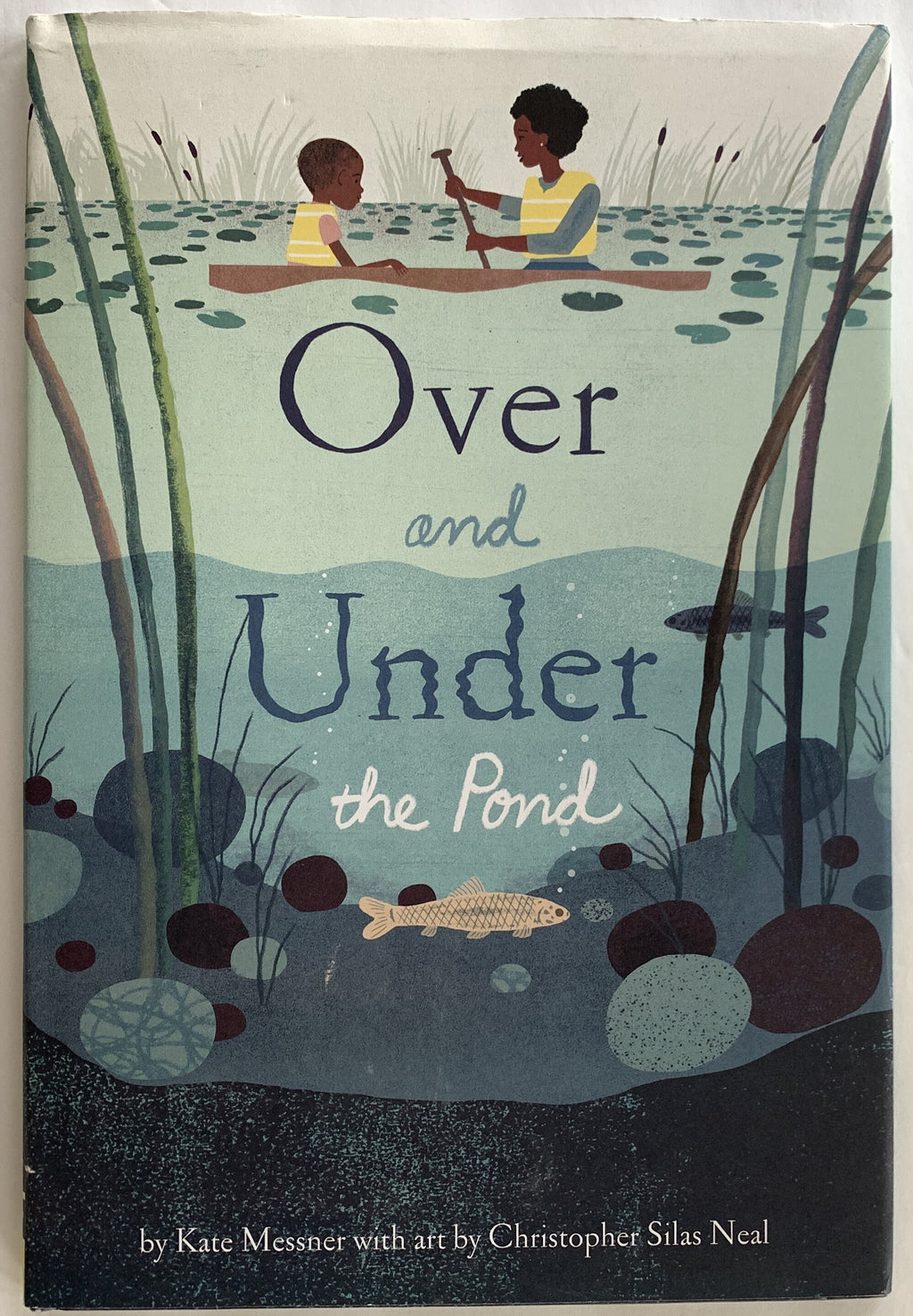 Over and Under the Pond - Kate Messner  underwater world brought to life