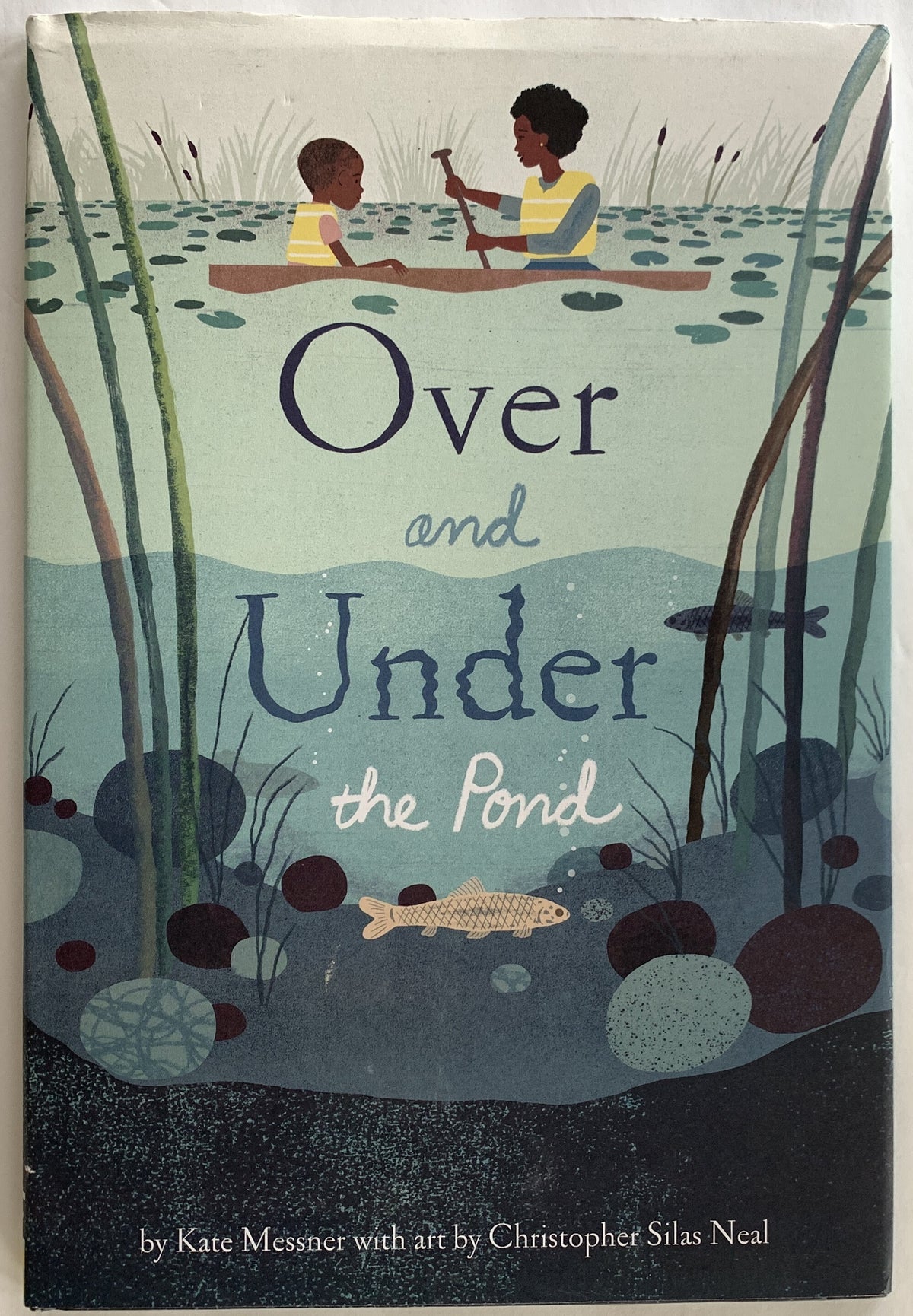 Over and Under the Pond - Kate Messner  underwater world brought to life