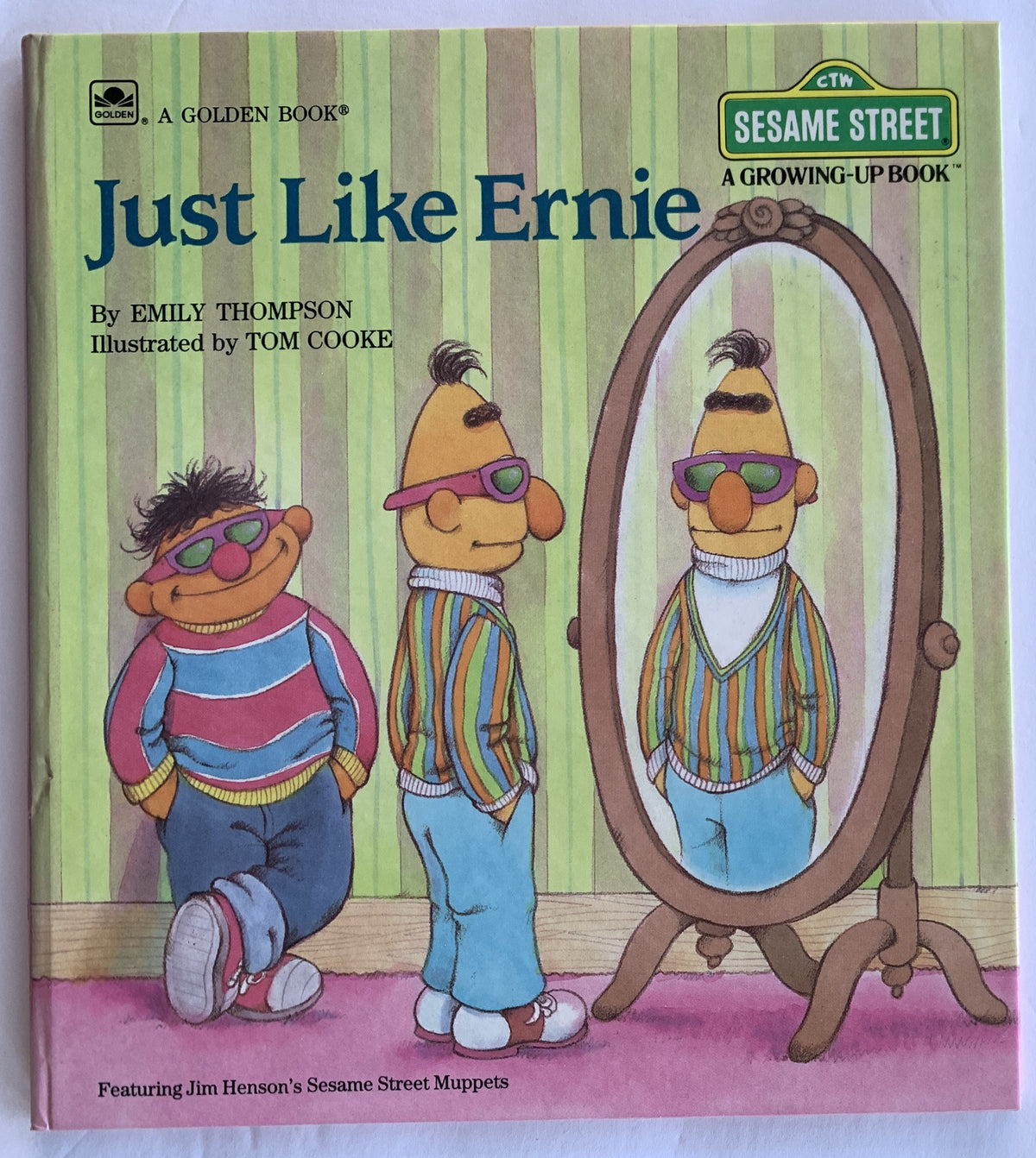 Just Like Ernie - Sesame Street - A growi-up book 1988