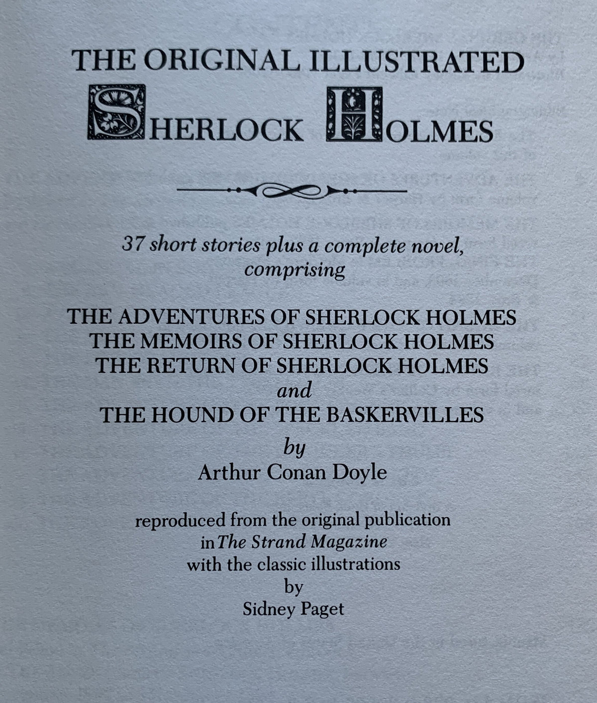 The Original Illustrated SHERLOCK HOLMES