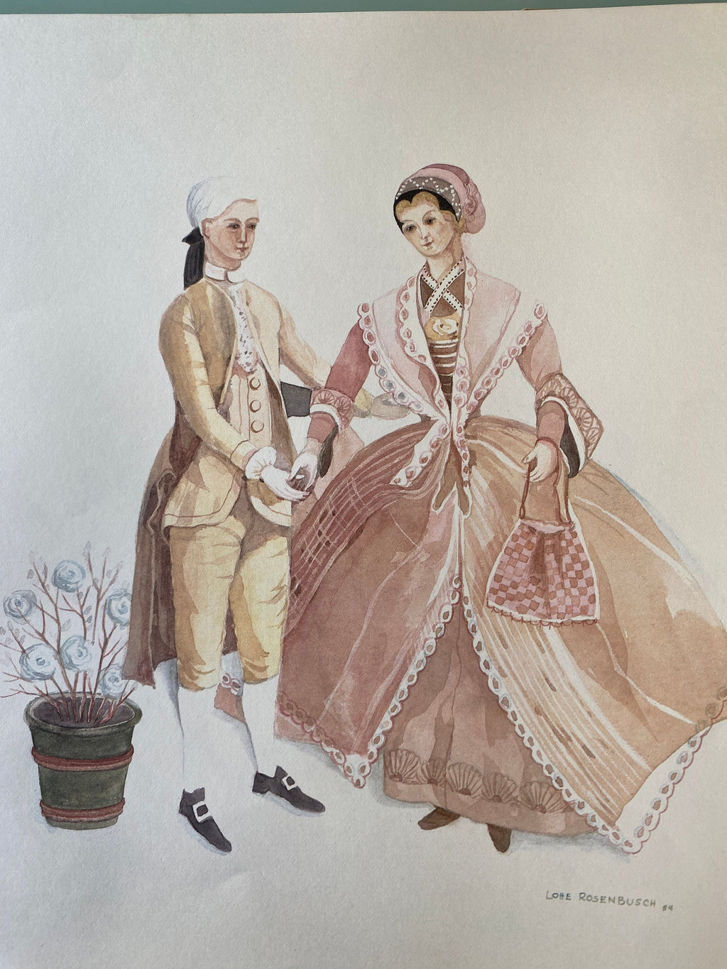 Lotte Rosenbusch Doll Book: 12 Images Ulm Museum Softcover (1985)