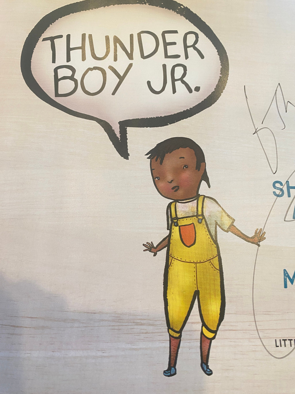 Thunder Boy Jr. Sherman Alexie ** SIGNED **