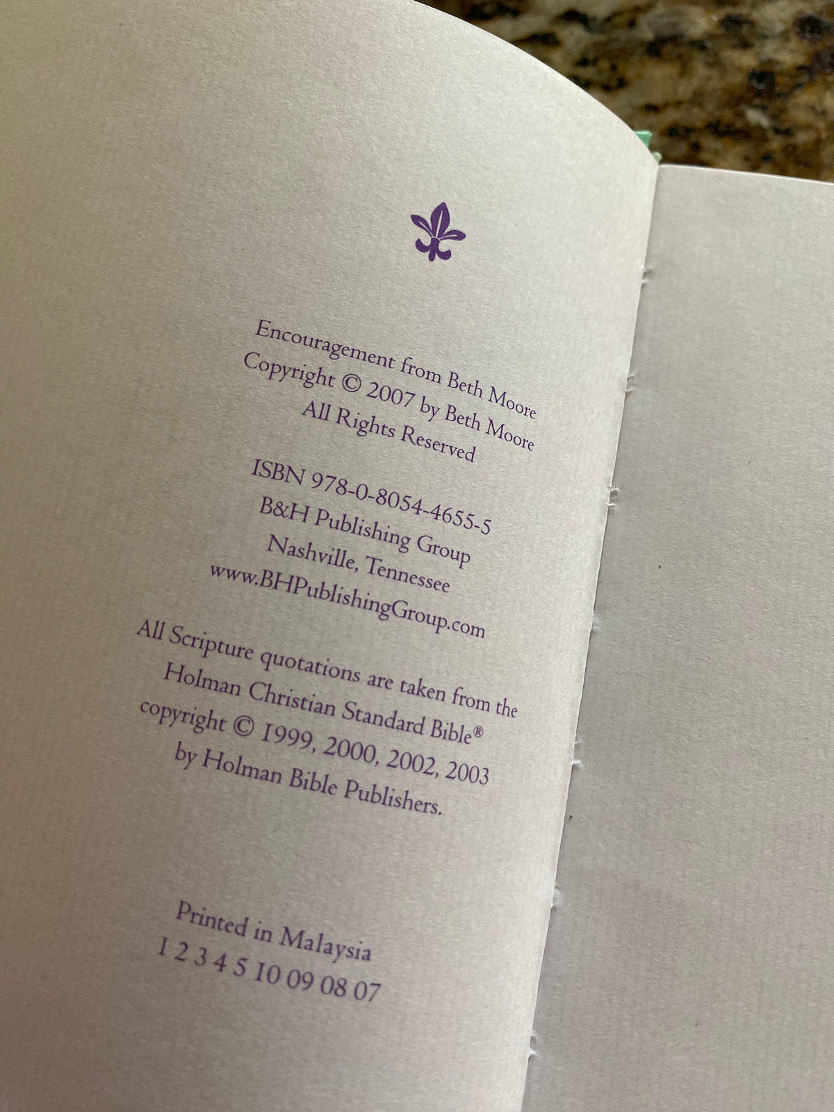 Encourgement form Beth Moore