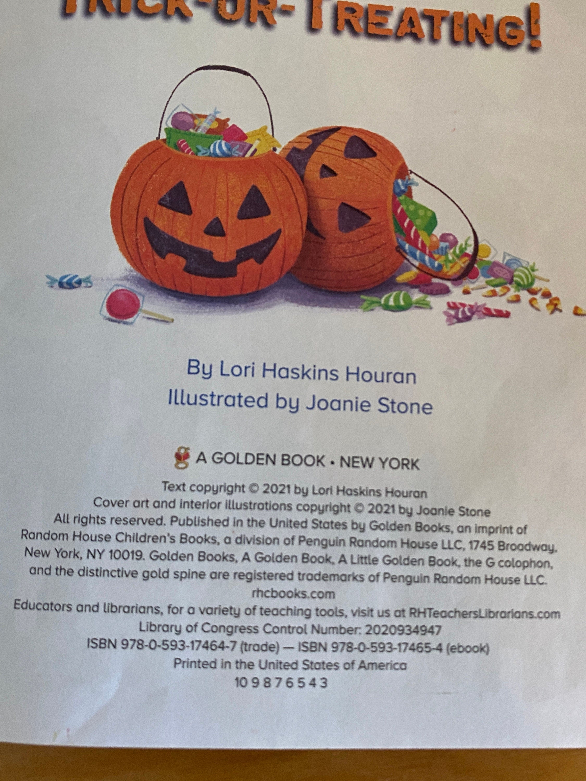 Let's Go Trick-or-Treating! Little Golden Book, Halloween Hardcover