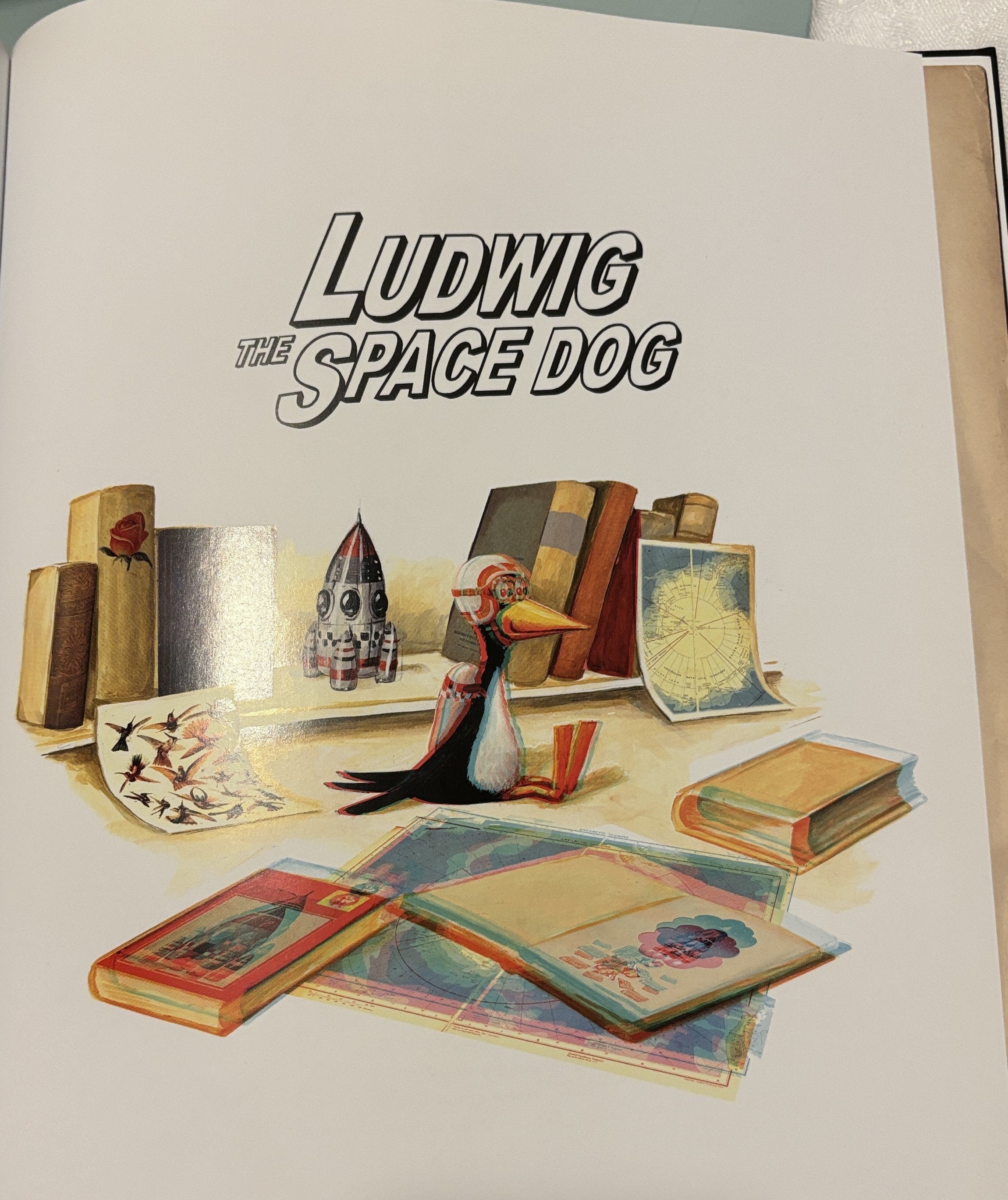 Ludwig The Space Dog - 3-D Goggles Inside - 1st Edition 2017