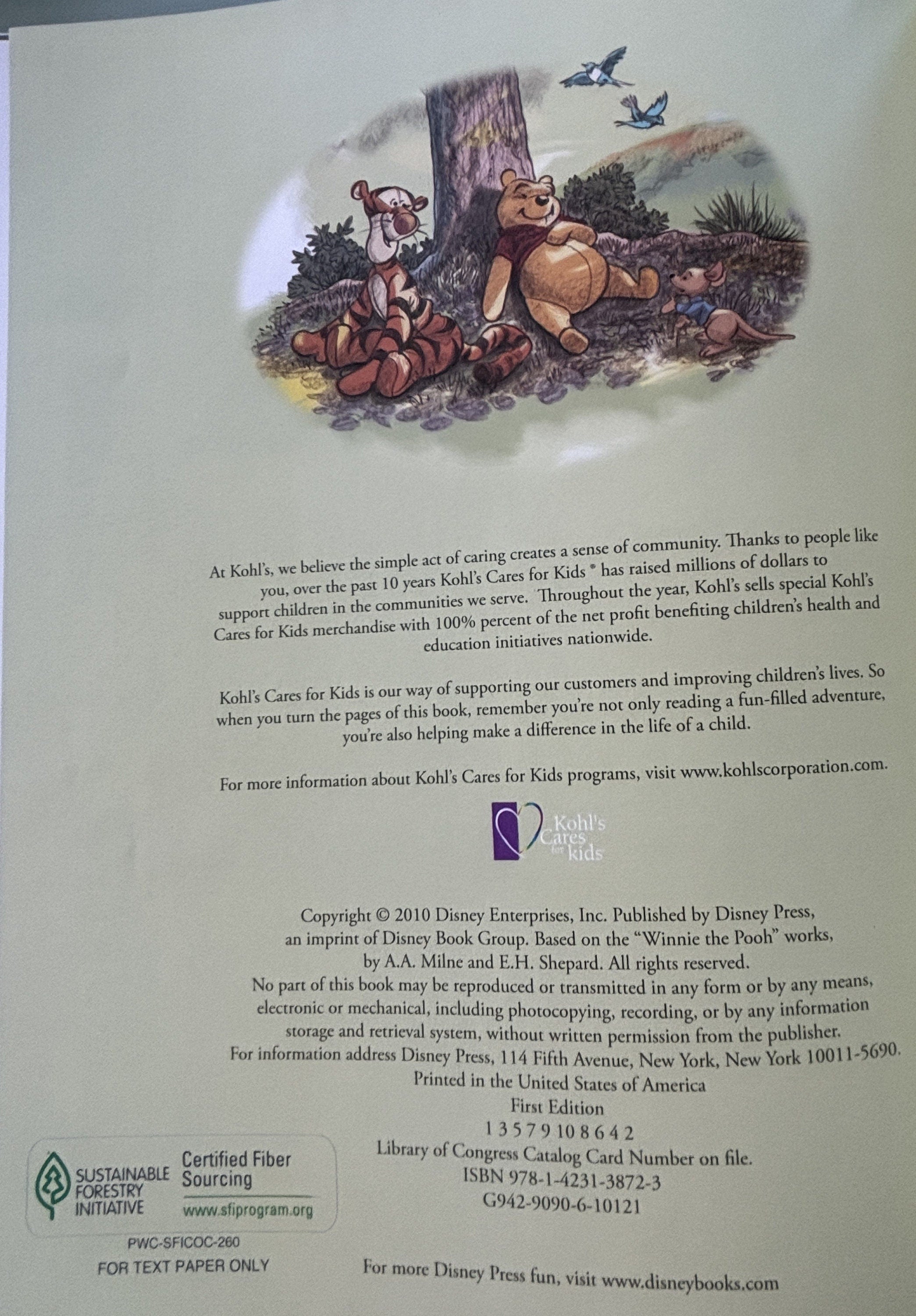 Winnie the Pooh - Roo's Big Nature Day  **  1st Edition  **