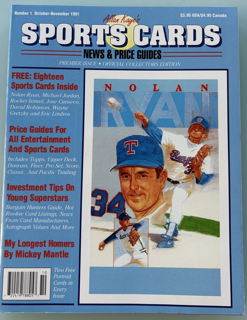 Sports Card News and Price Guide November 1991