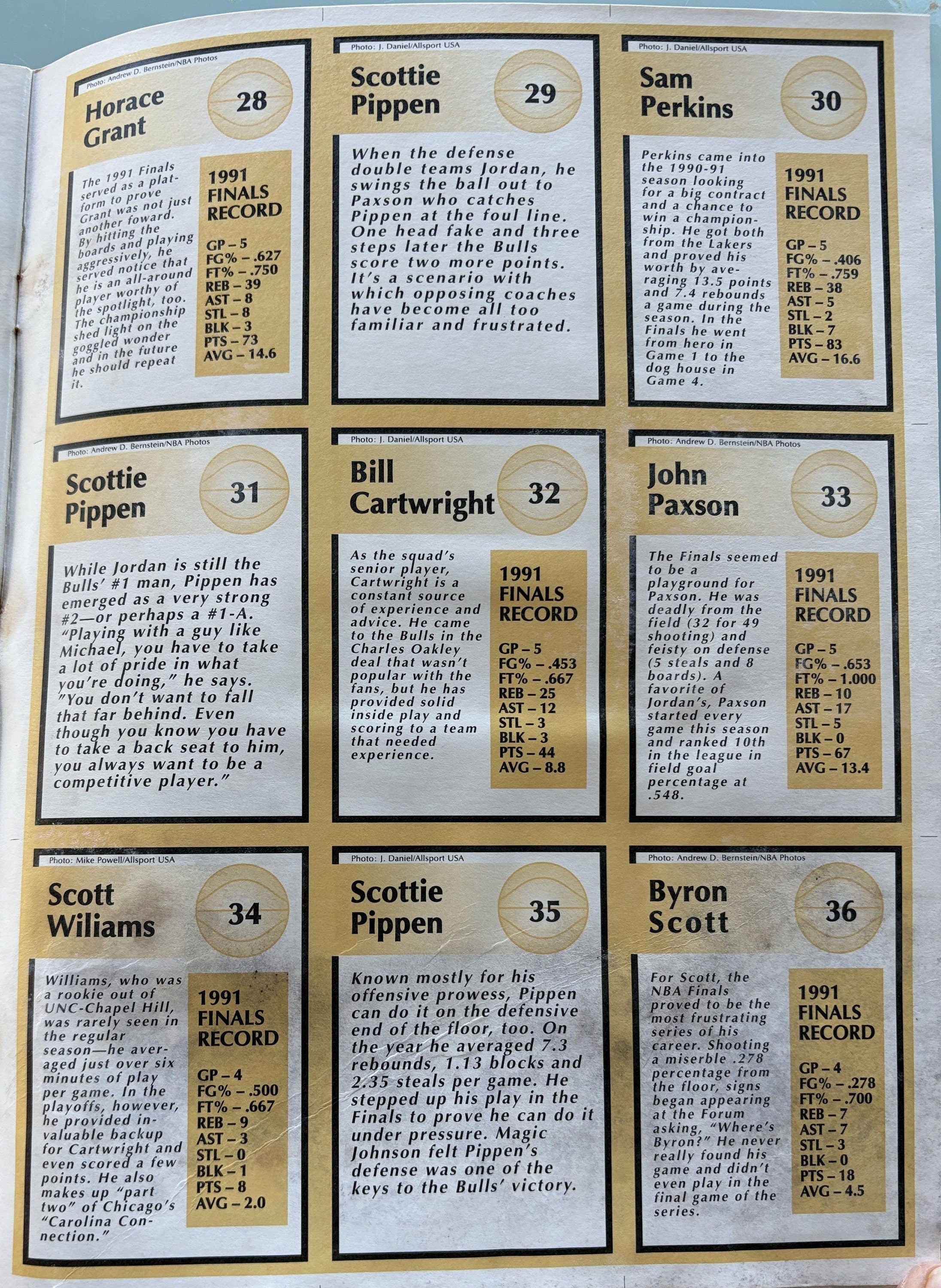 Tuff Stuff Jr. 1991 MBA Playoff Issue