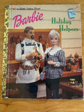 Barbie Holiday Helpers   1998 Little Golden Book ** First Edition **