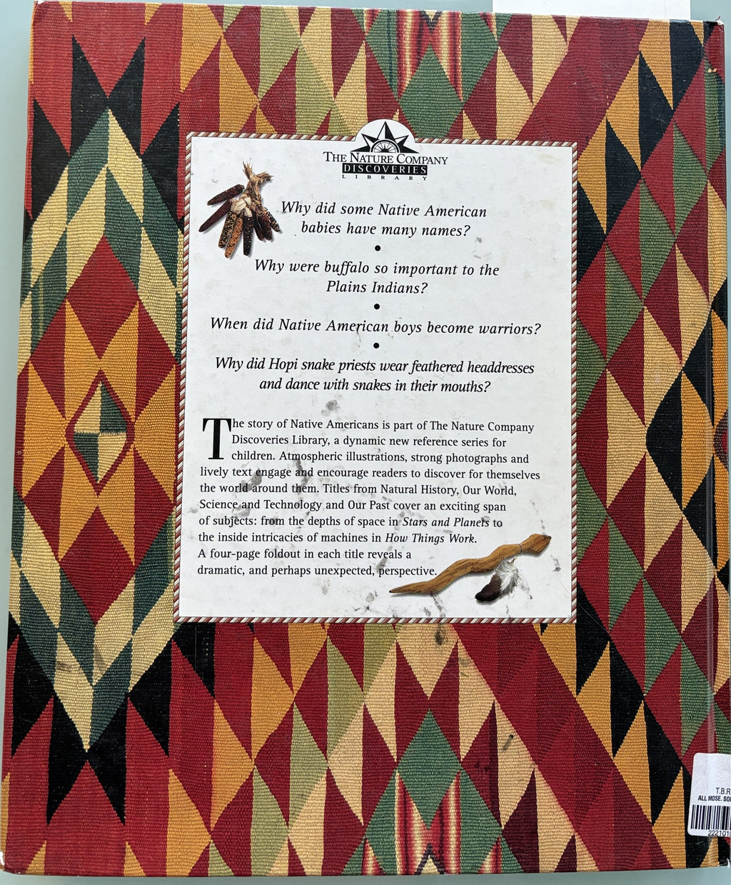 Native Americans Hardcover Book - Nature Company Discoveries Library