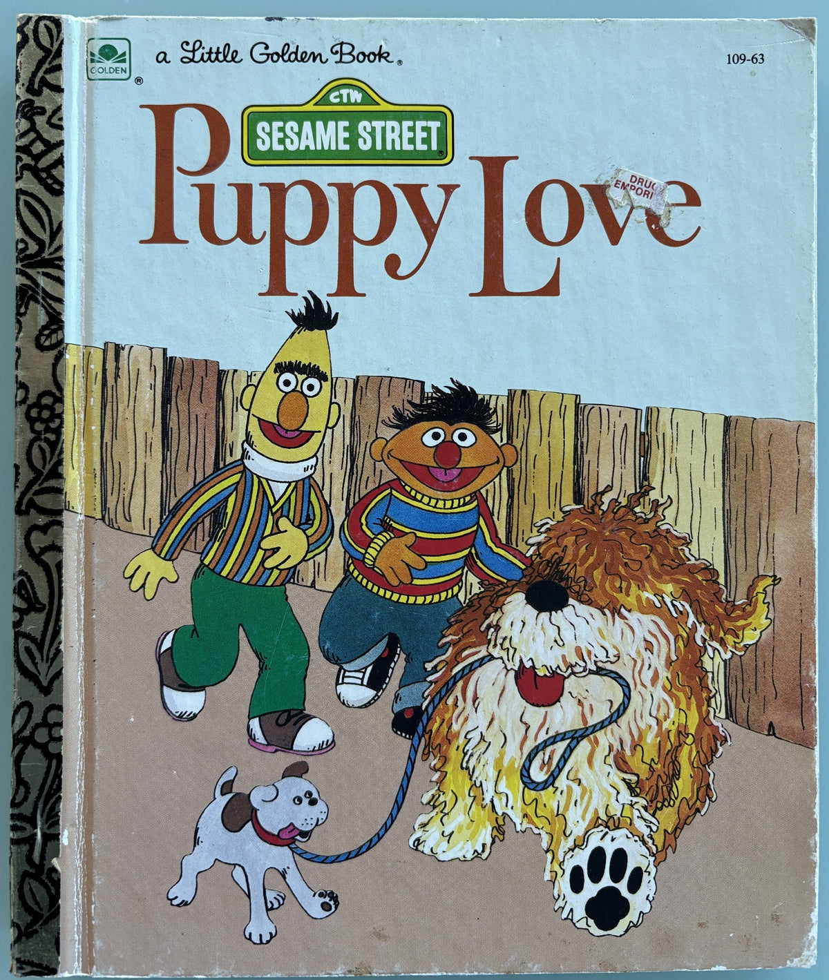 Puppy Love - Sesame Street  Golden Book - 1983