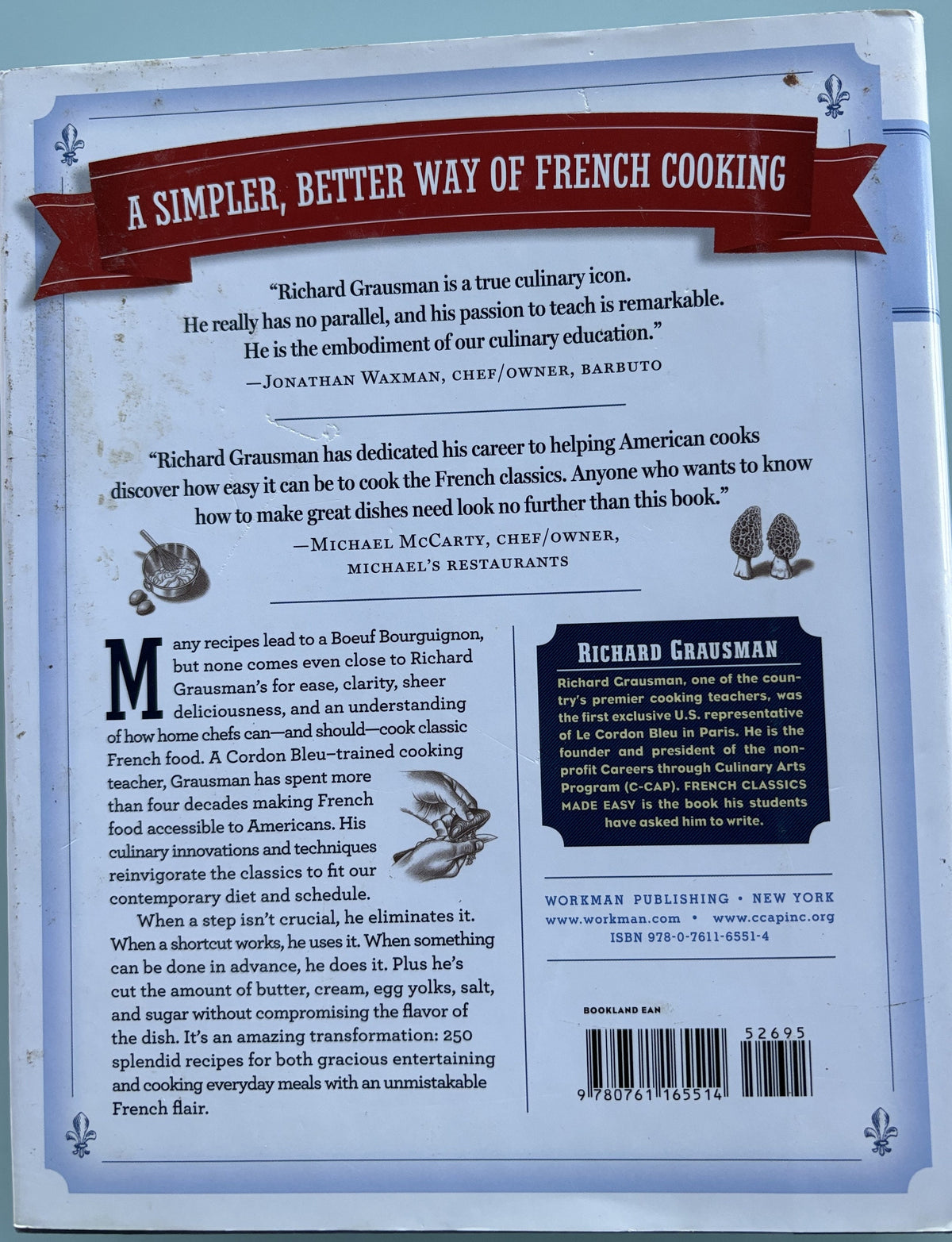 French Classics Made Easy by Richard Grausman  **  First Printing  **