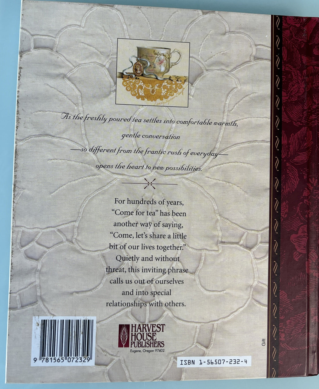 If Teacups Could Talk Book by Emilie Barnes – 1994 Hardcover Sharing Kindness
