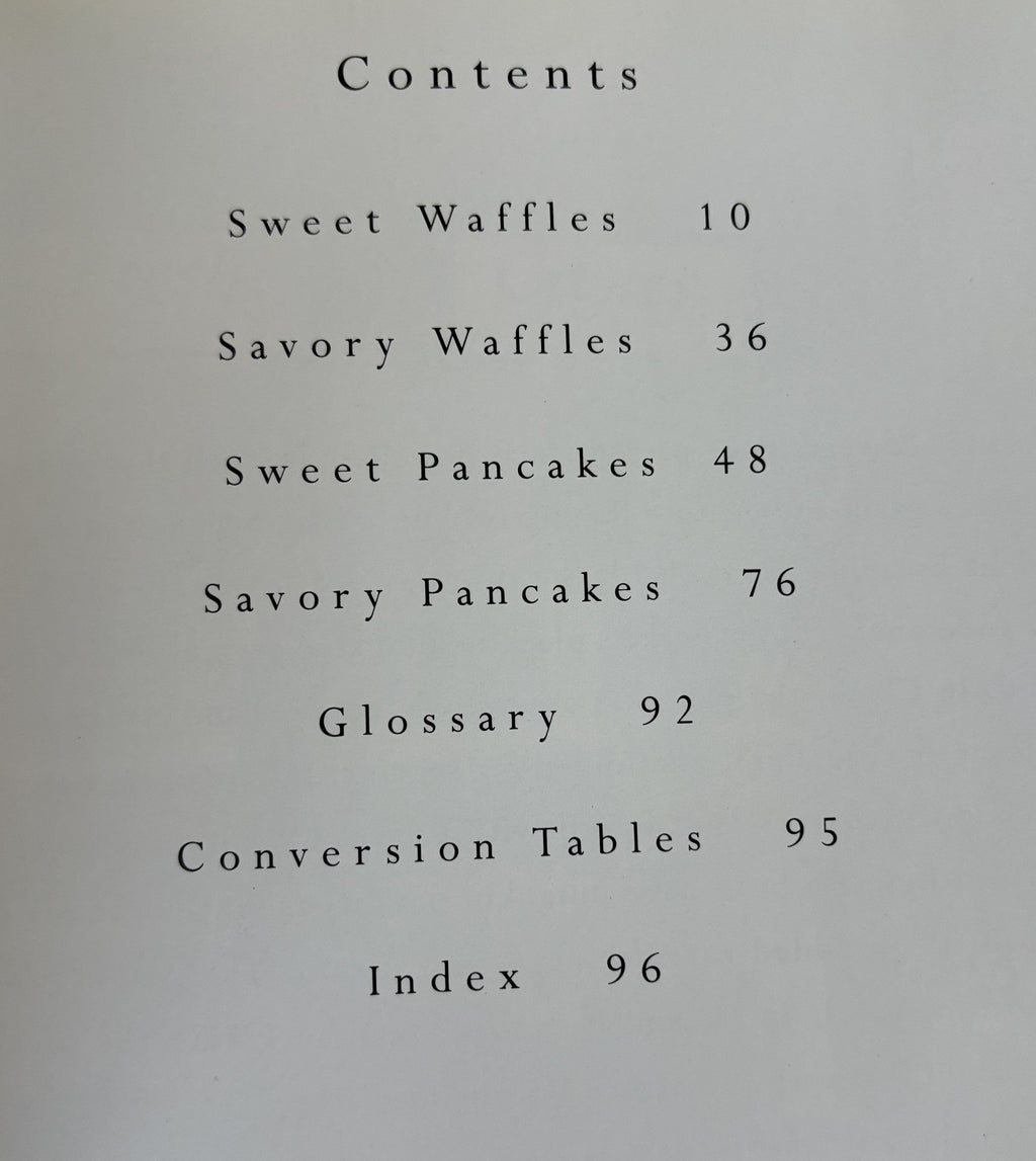 Waffles and Pancakes Cookbook - 1994