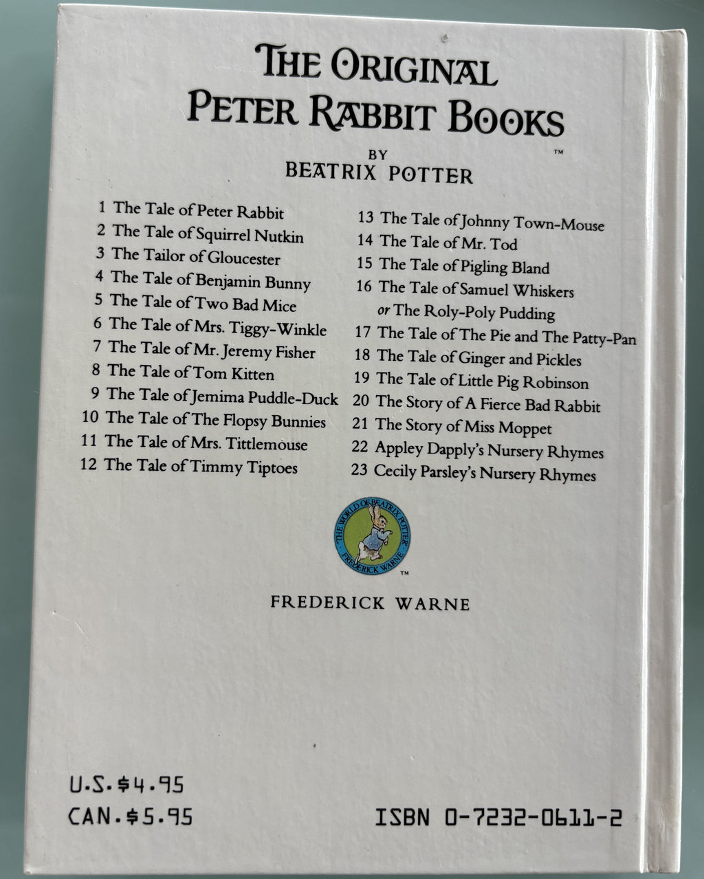 Beatrix Potter - Three book Package - Peter Rabbit Series (9,20,23)