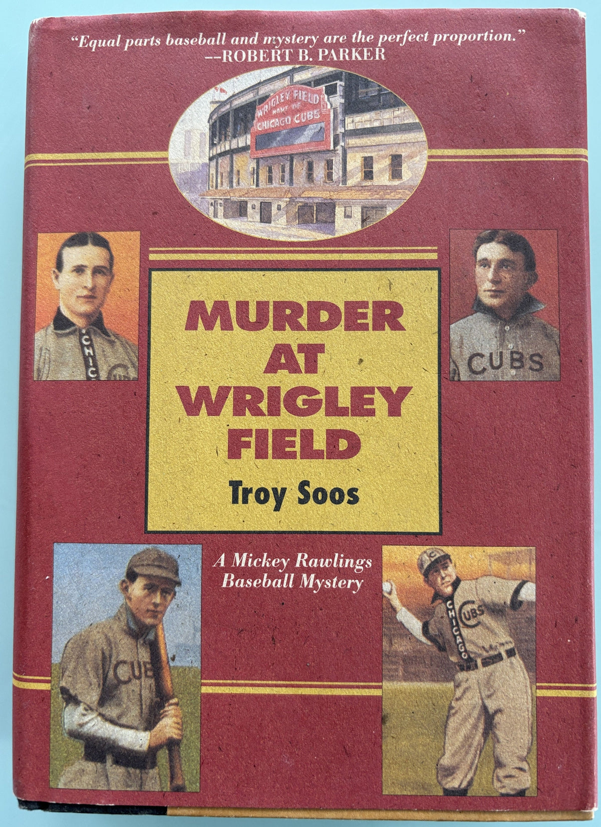 Murder at Rigley Field  by Troy Soos  First Printing 1996