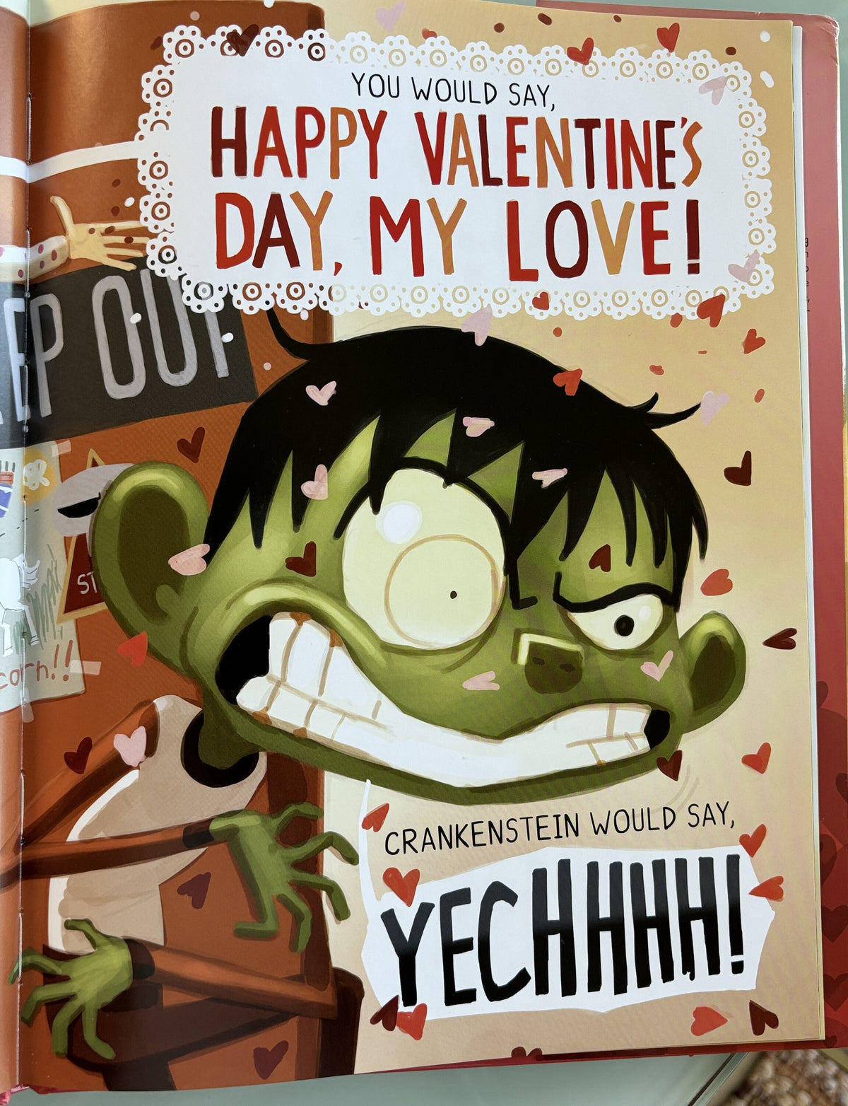 A Crakenstein Valentine - First Edition Valentine Book
